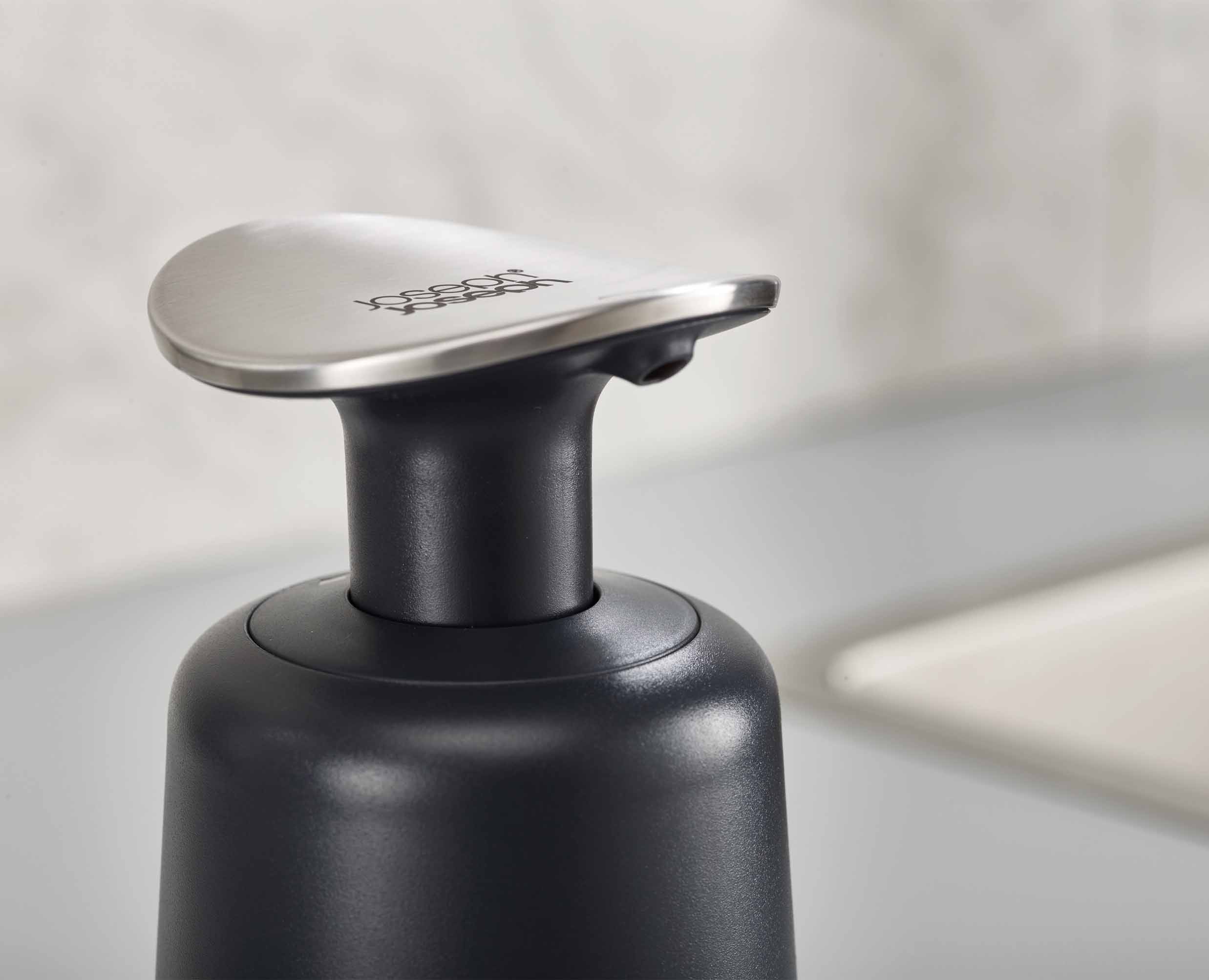 joseph-joseph-presto-grey-hygienic-soap-dispenser-250ml-wrist-pump image 4