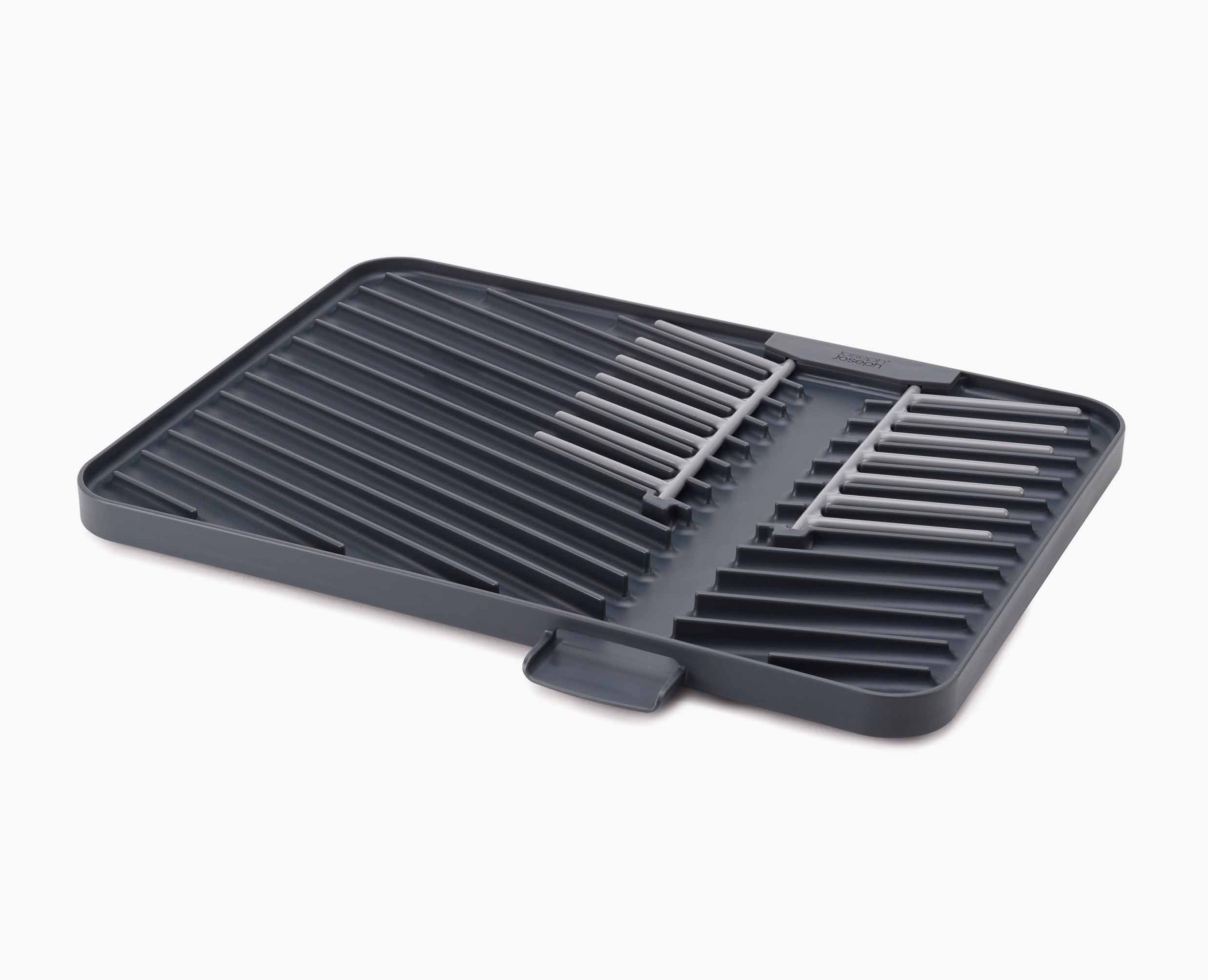 joseph-joseph-flip-up-grey-draining-board-space-saving-foldable-dish-drainer image 6