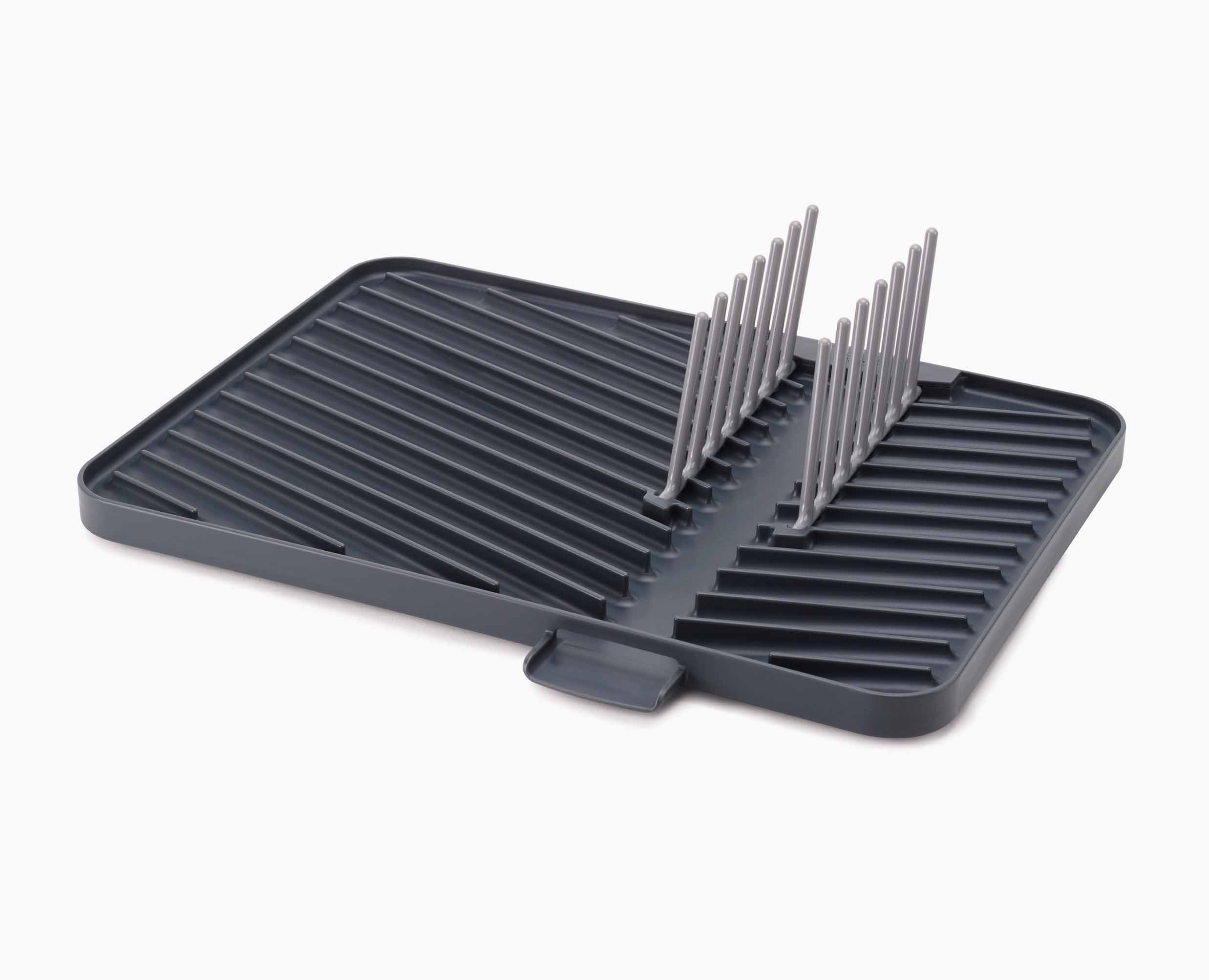 joseph-joseph-flip-up-grey-draining-board-space-saving-foldable-dish-drainer image 7