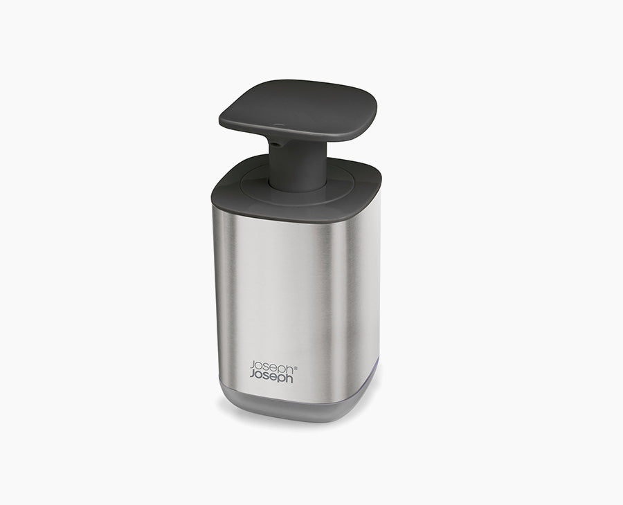 joseph-joseph-presto-steel-grey-hygienic-soap-dispenser image 1
