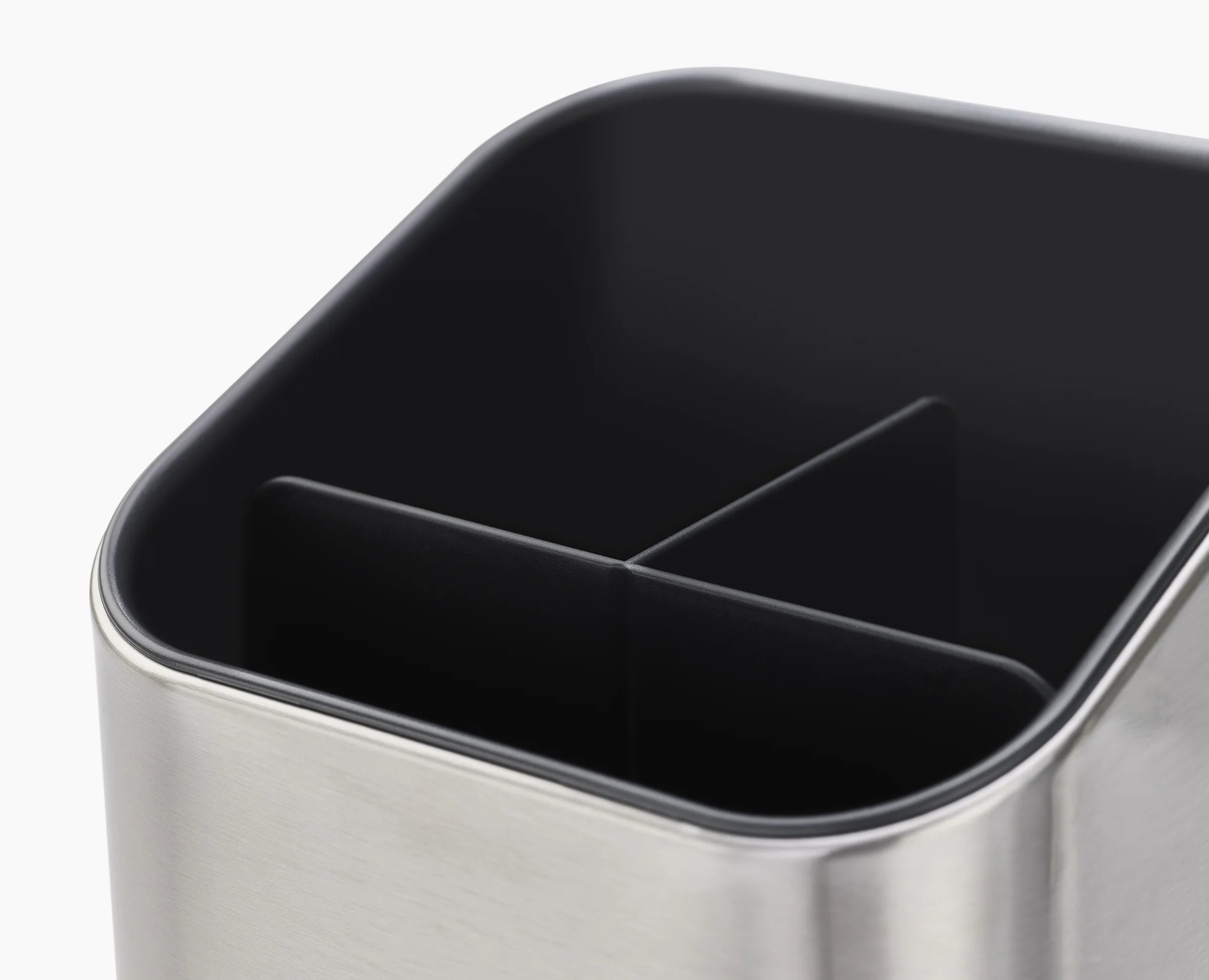 joseph-joseph-surface-tiered-stainless-steel-utensil-pot-organizer-with-dividers image 4