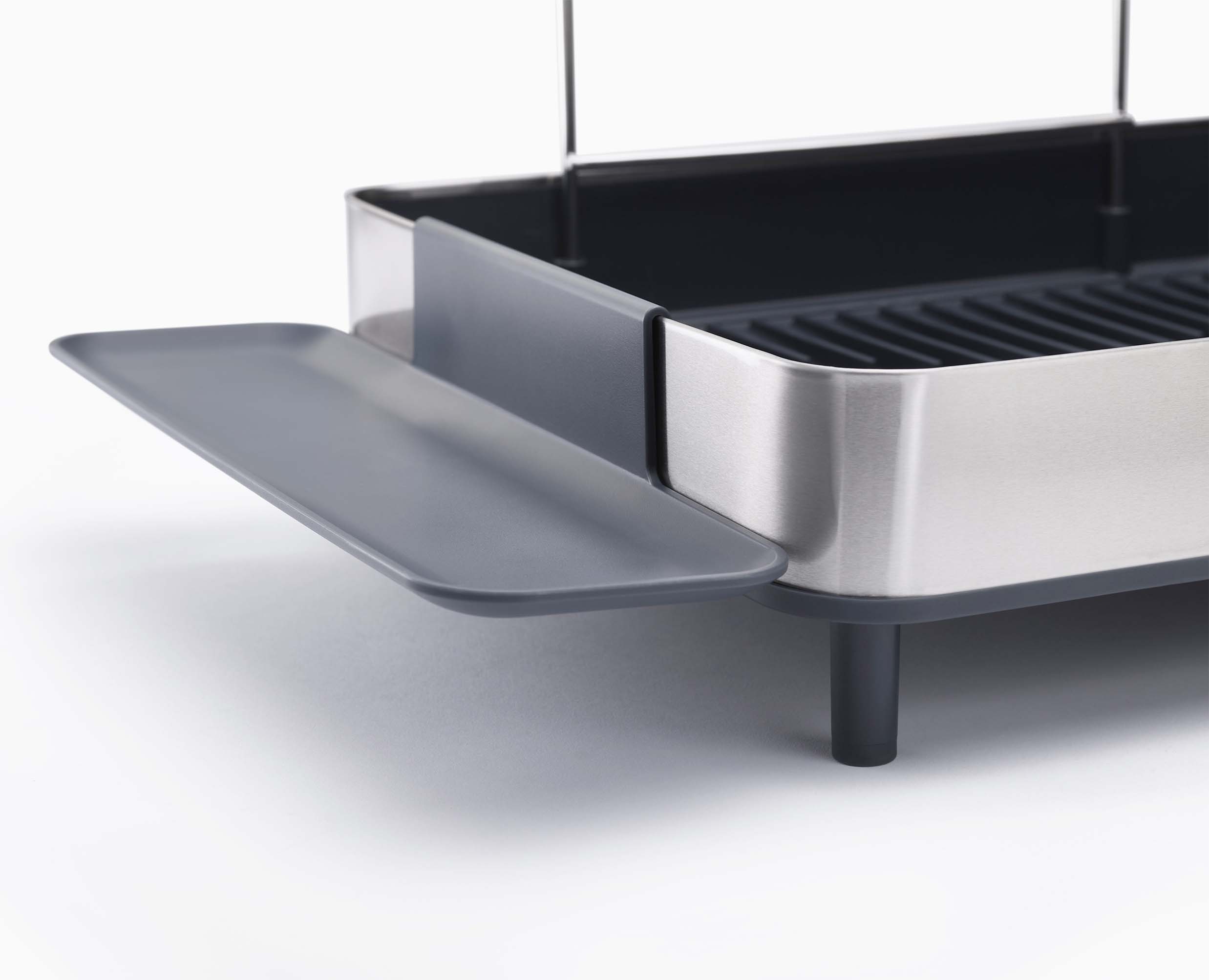 joseph-joseph-excel-stainless-steel-2-tier-dish-rack-high-capacity-drying-with-w image 5