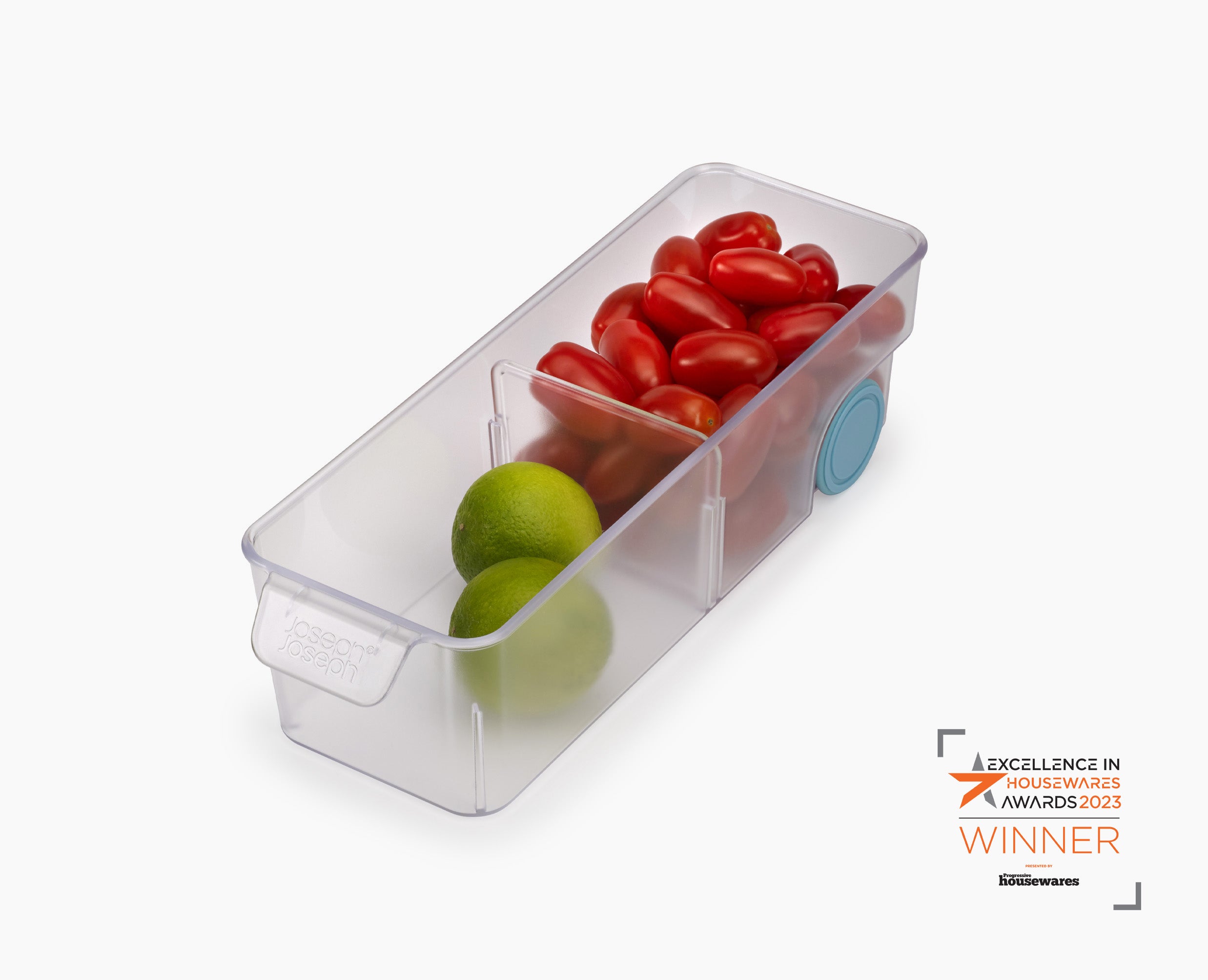 joseph-joseph-fridgestore-compact-clear-storage-bin-drawer-style-with-handle-whe image 4