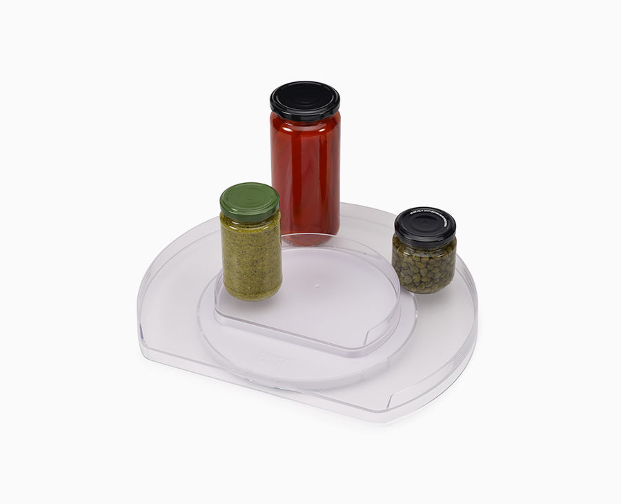 joseph-joseph-fridgestore-clear-rotating-organiser-360-turntable-for-fridge image 1