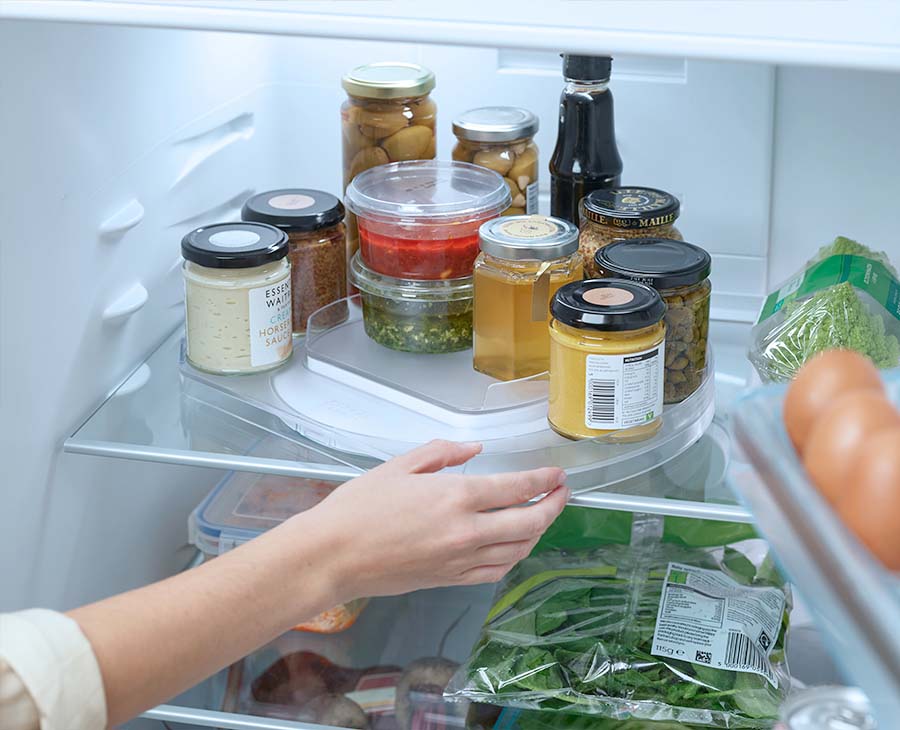 joseph-joseph-fridgestore-clear-rotating-organiser-360-turntable-for-fridge image 2