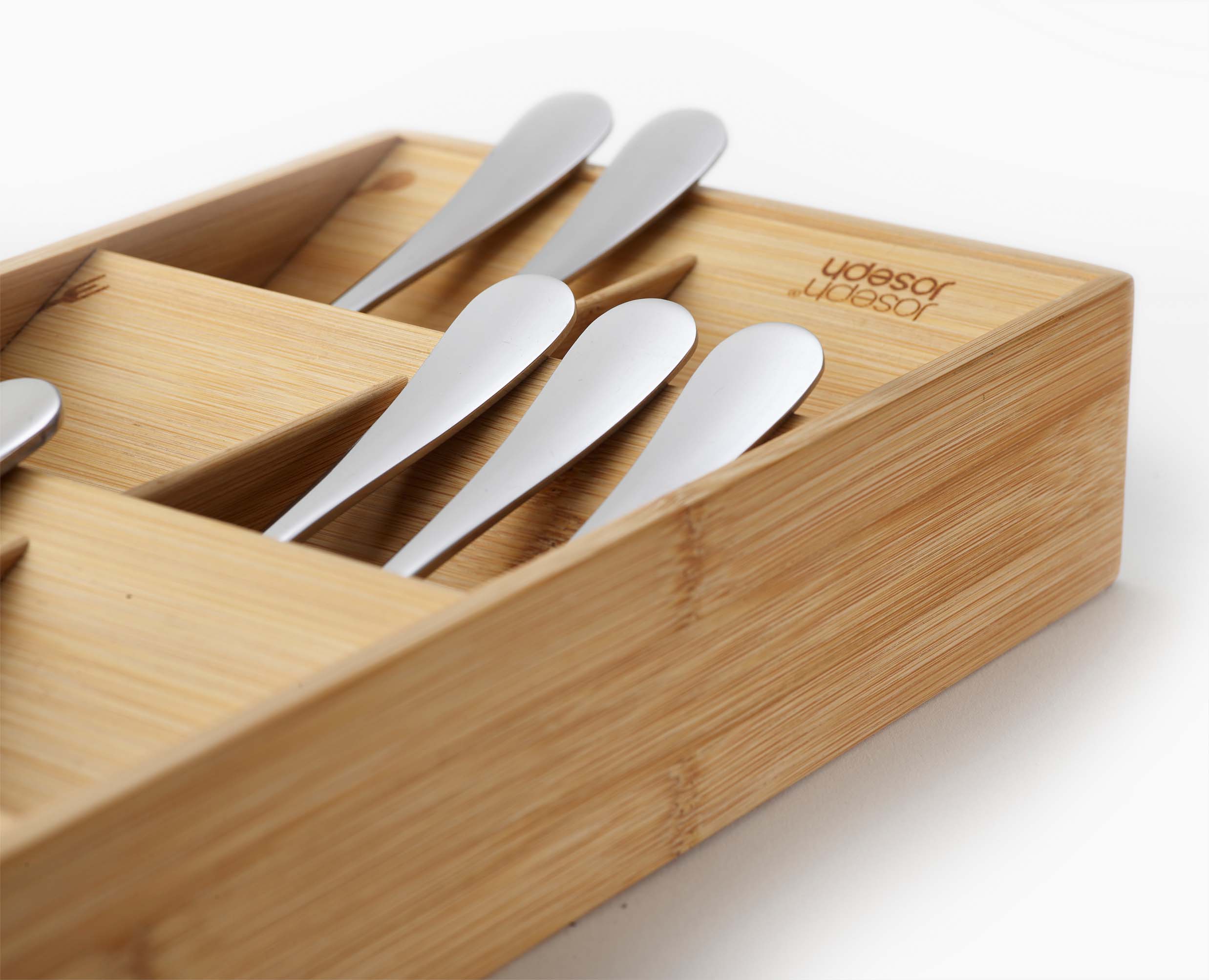 joseph-joseph-drawerstore-bamboo-large-cutlery-organiser-space-saving-tiered-des image 7
