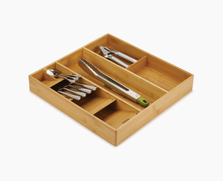 joseph-joseph-drawerstore-bamboo-cutlery-utensil-gadget-organiser image 1
