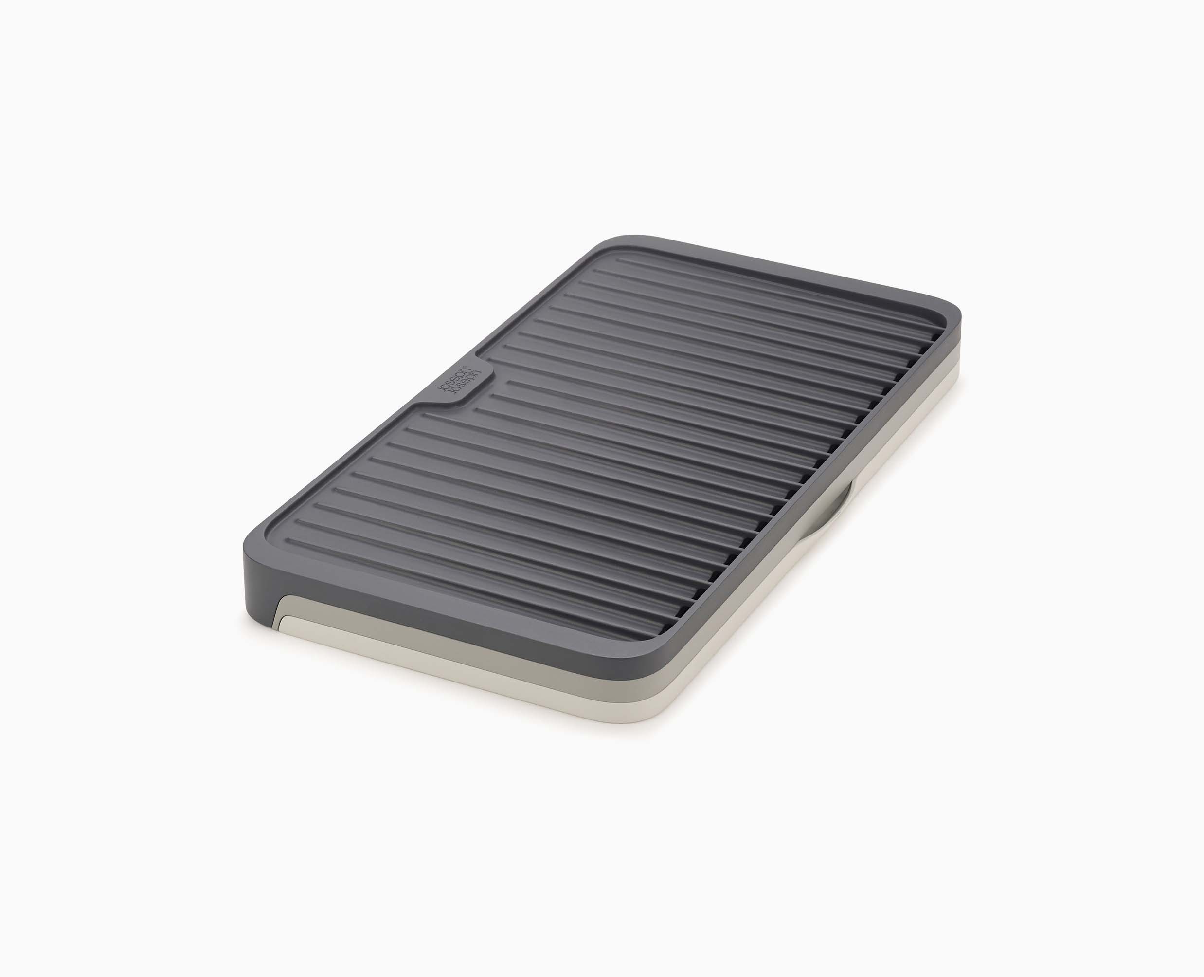joseph-joseph-tier-grey-expandable-draining-board-twice-the-capacity-space-savin image 6