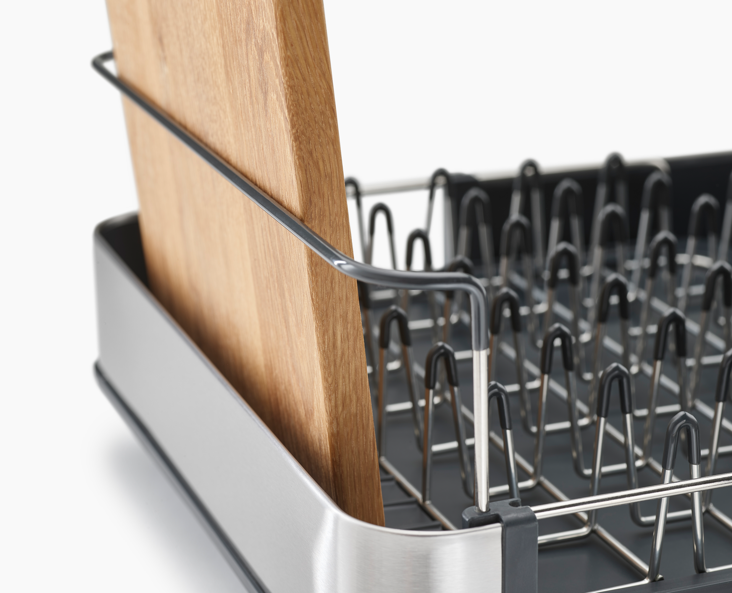 joseph-joseph-2-piece-stainless-steel-sink-organisation-set-extend-dish-drainer- image 6