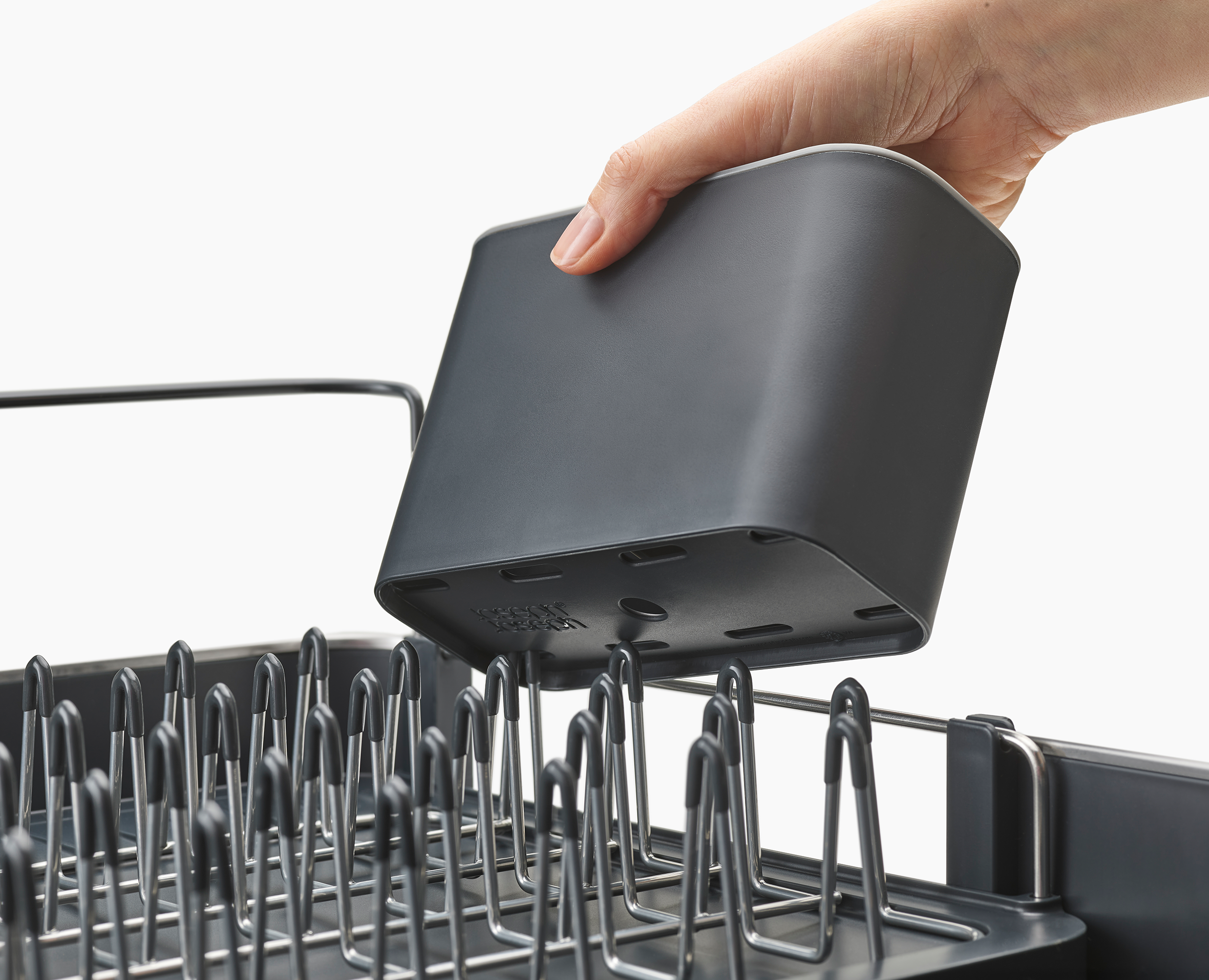 joseph-joseph-2-piece-stainless-steel-sink-organisation-set-extend-dish-drainer- image 7