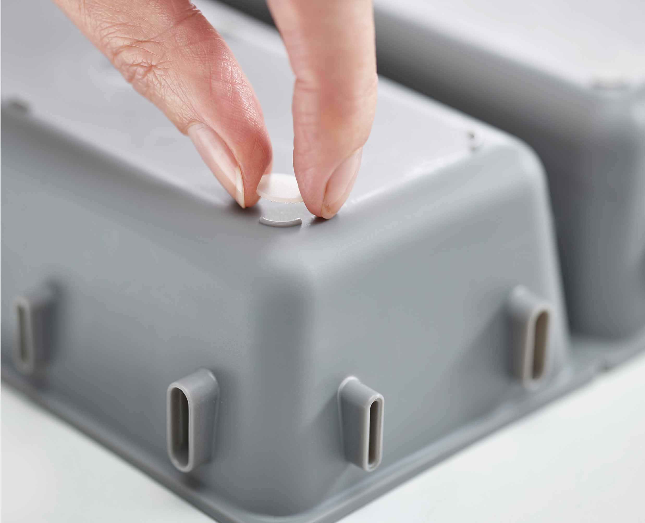 joseph-joseph-blox-7-piece-grey-drawer-organiser-set-modular-design image 5