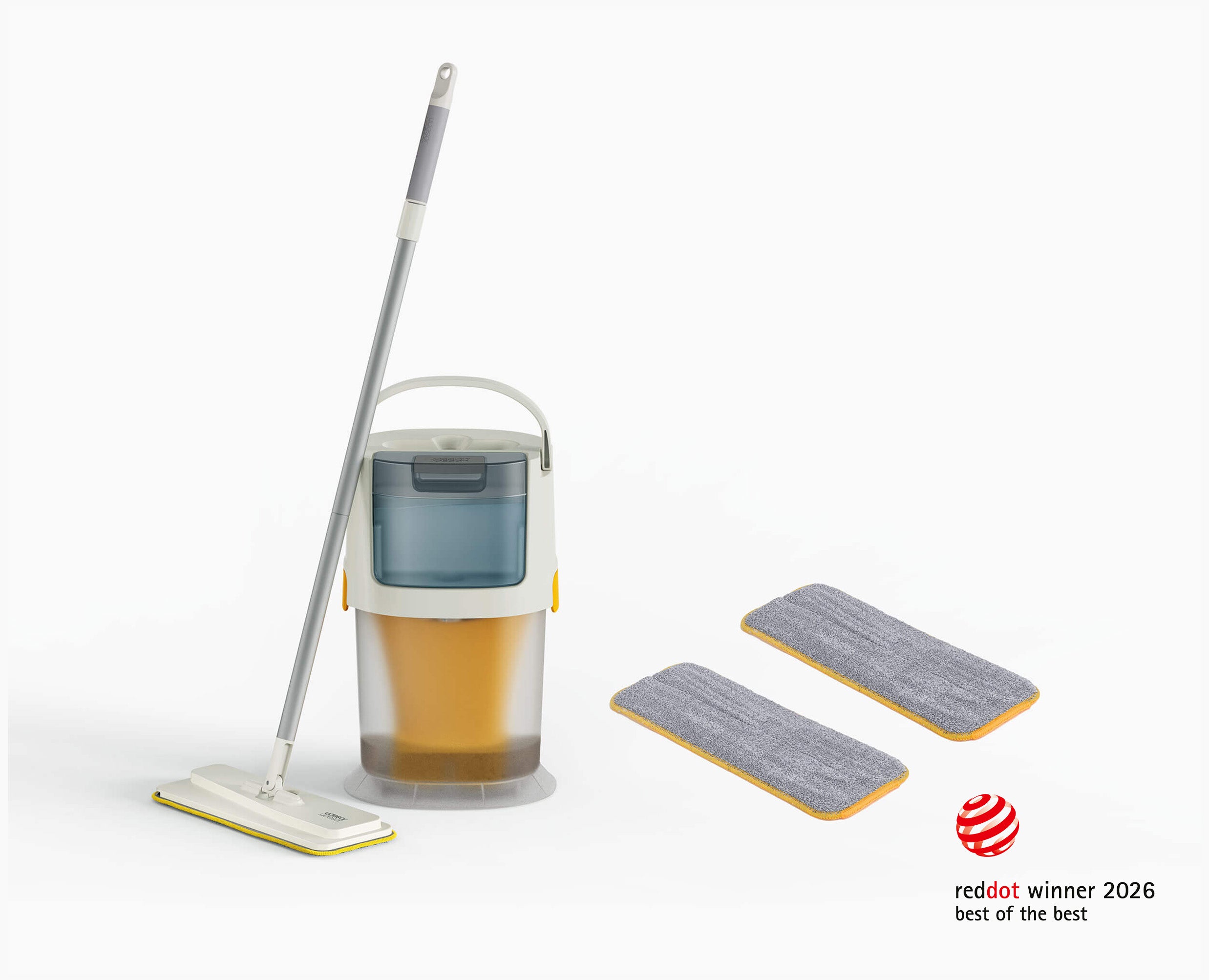 joseph-joseph-ultraclean-microfibre-floor-mop-bundle-with-2-extra-pads-sprayclea image 4