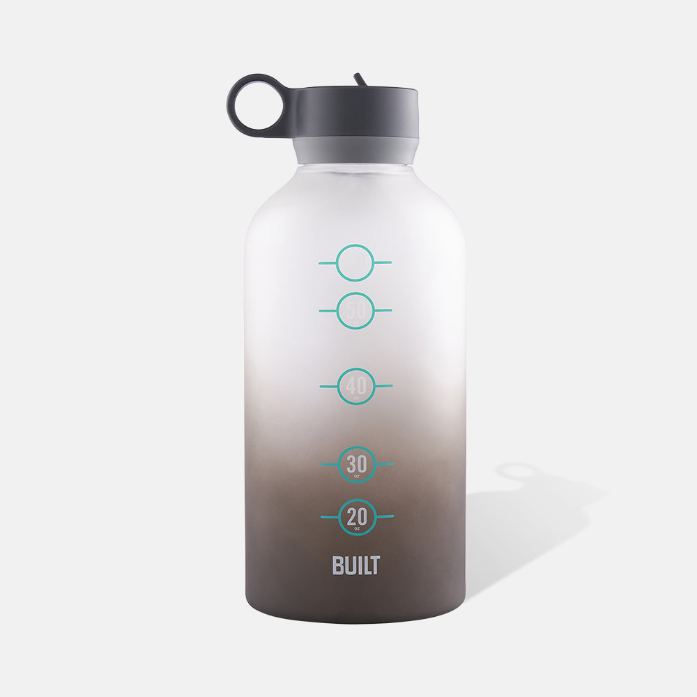 built-74oz-motivational-bottle-with-straw-lid-tritan image 1