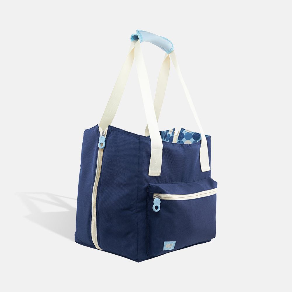 built-convertible-picnic-tote-4-person-set-with-reusable-tableware-and-picnic-bl image 4