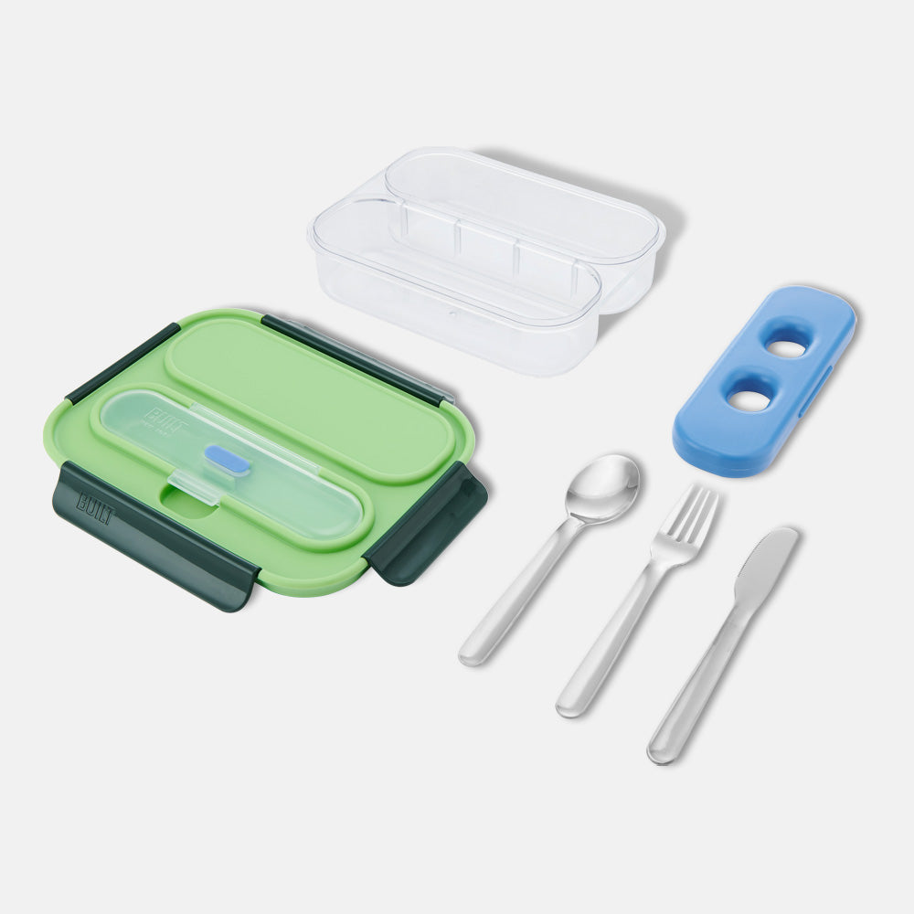 built-gourmet-2-compartment-bento-with-ice-pack-tritan-leak-proof-lunch-box image 3