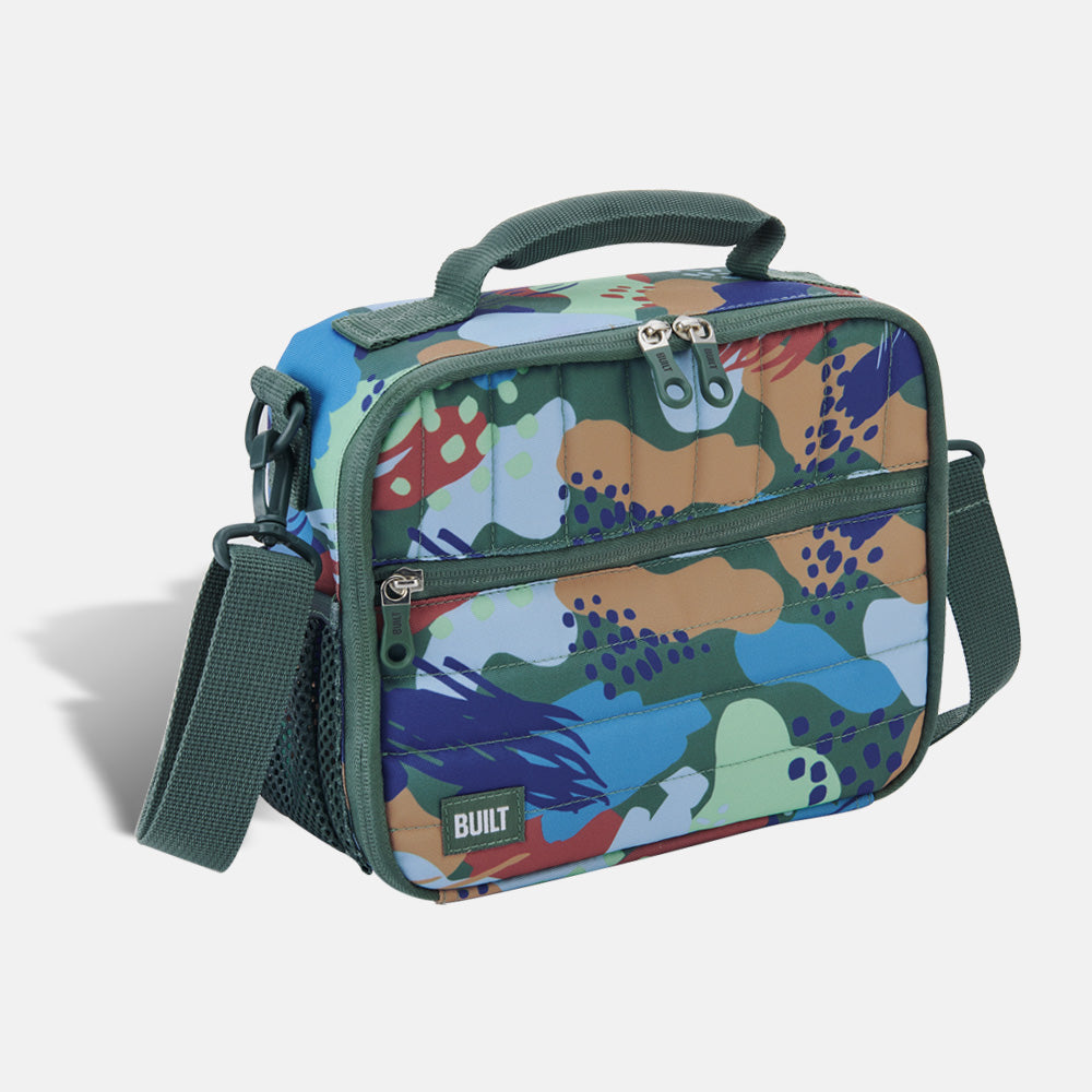 built-puffer-lunch-box-quilted-insulated-lunch-bag-with-crossbody-strap image 2