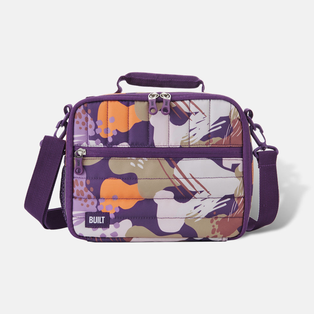 built-puffer-lunch-box-quilted-insulated-lunch-bag-with-crossbody-strap image 3