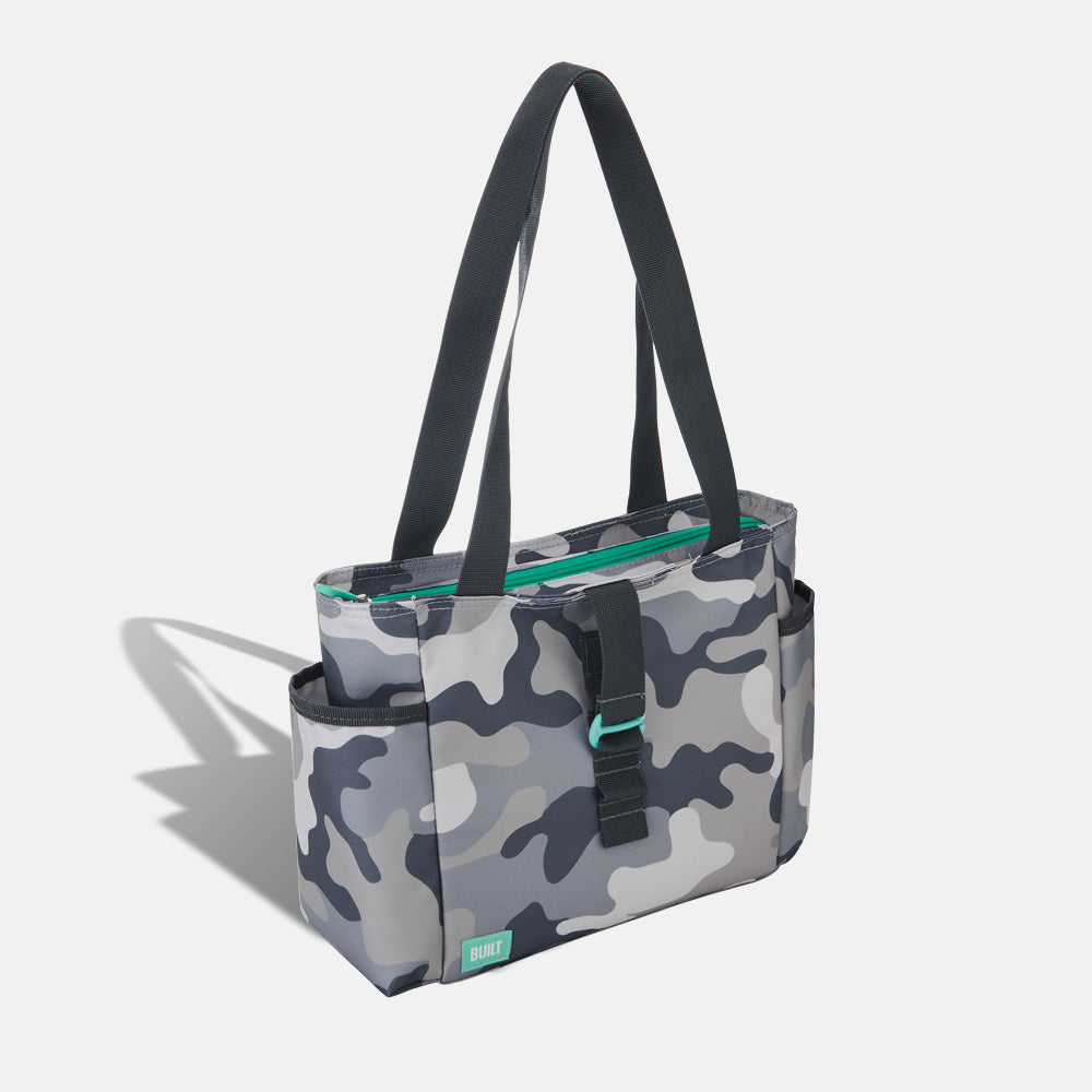built-crosstown-tote-insulated-lunch-tote-with-side-pockets-water-resistant image 4