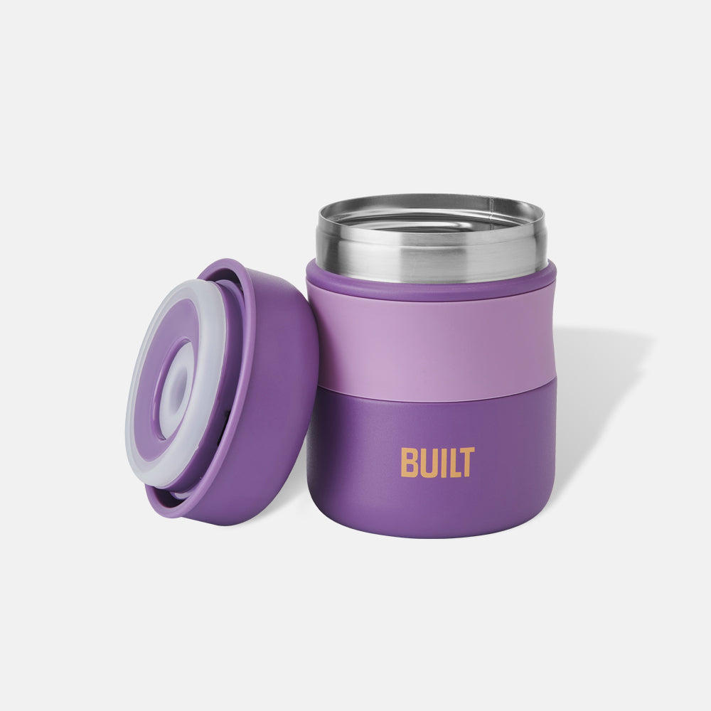 built-10oz-food-jar-insulated-stainless-steel-food-container-with-soft-rubber-gr image 2