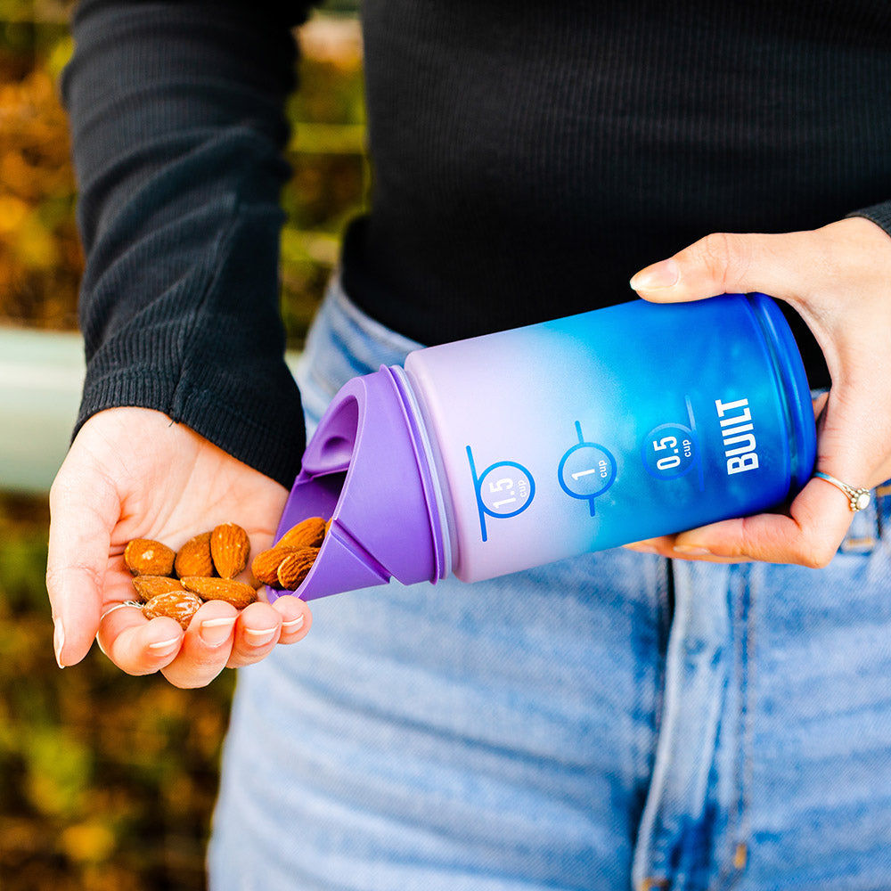 built-tidbit-on-the-go-snack-container-bpa-free-tritan-with-silicone-pop-open-li image 6