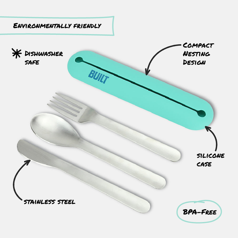 built-silicone-utensil-case-with-stainless-steel-utensils-4-piece-set image 7