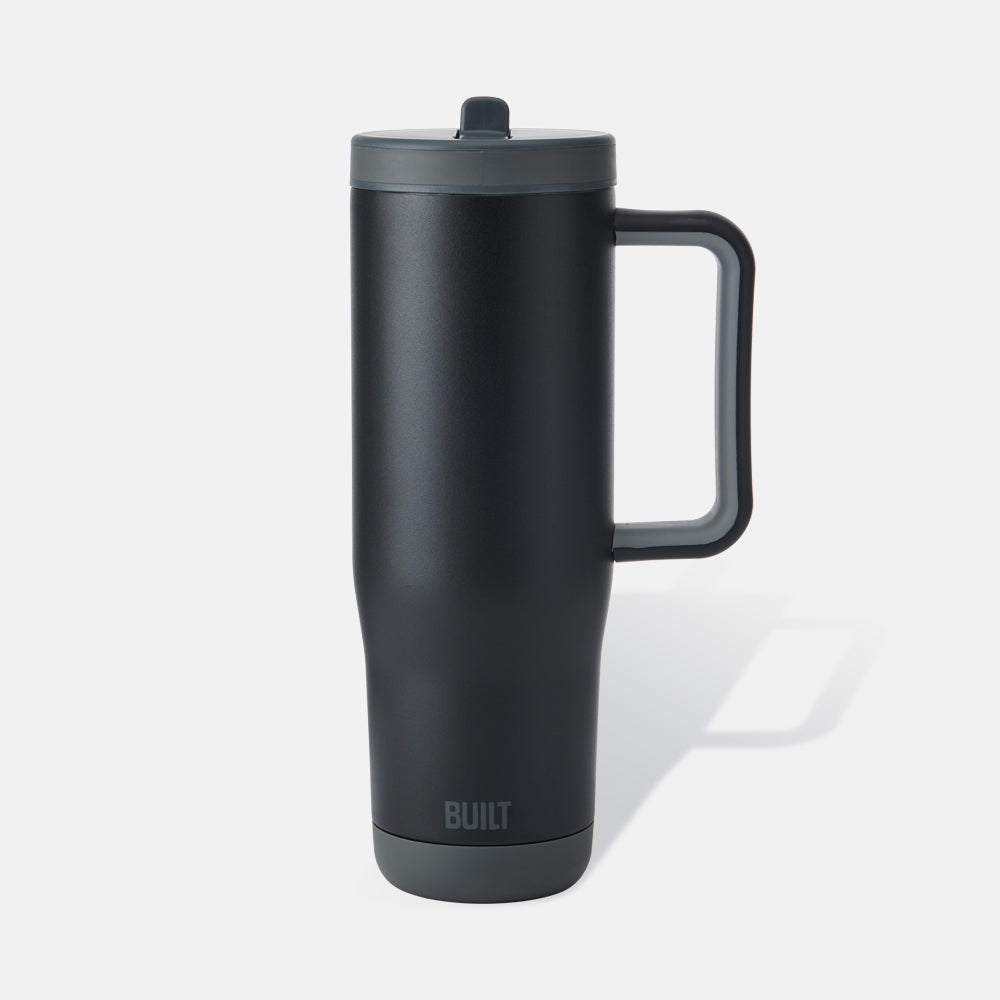 built-40oz-flip-straw-cascade-tumbler-stainless-steel-vacuum-insulated-leakproof image 1