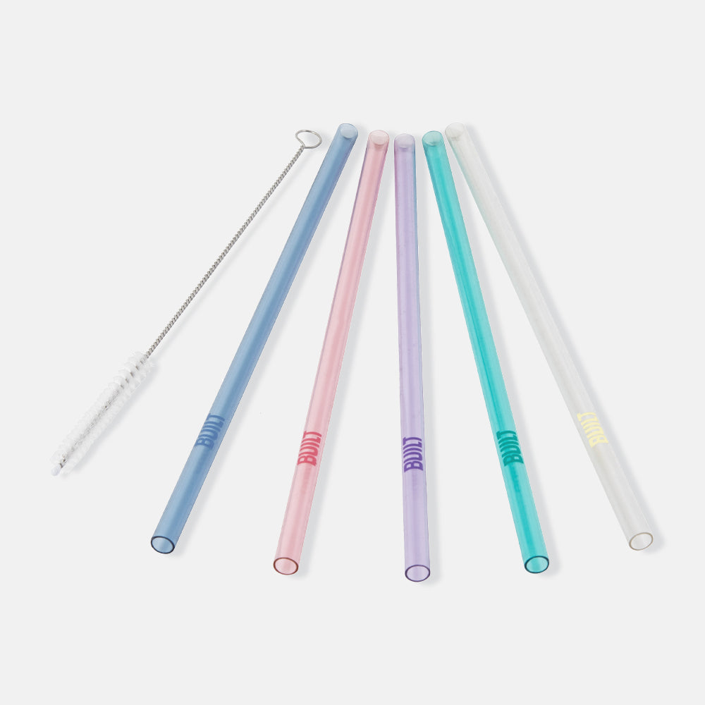 built-tritan-straw-set-with-cleaner-5-bpa-free-reusable-straws-brush image 3
