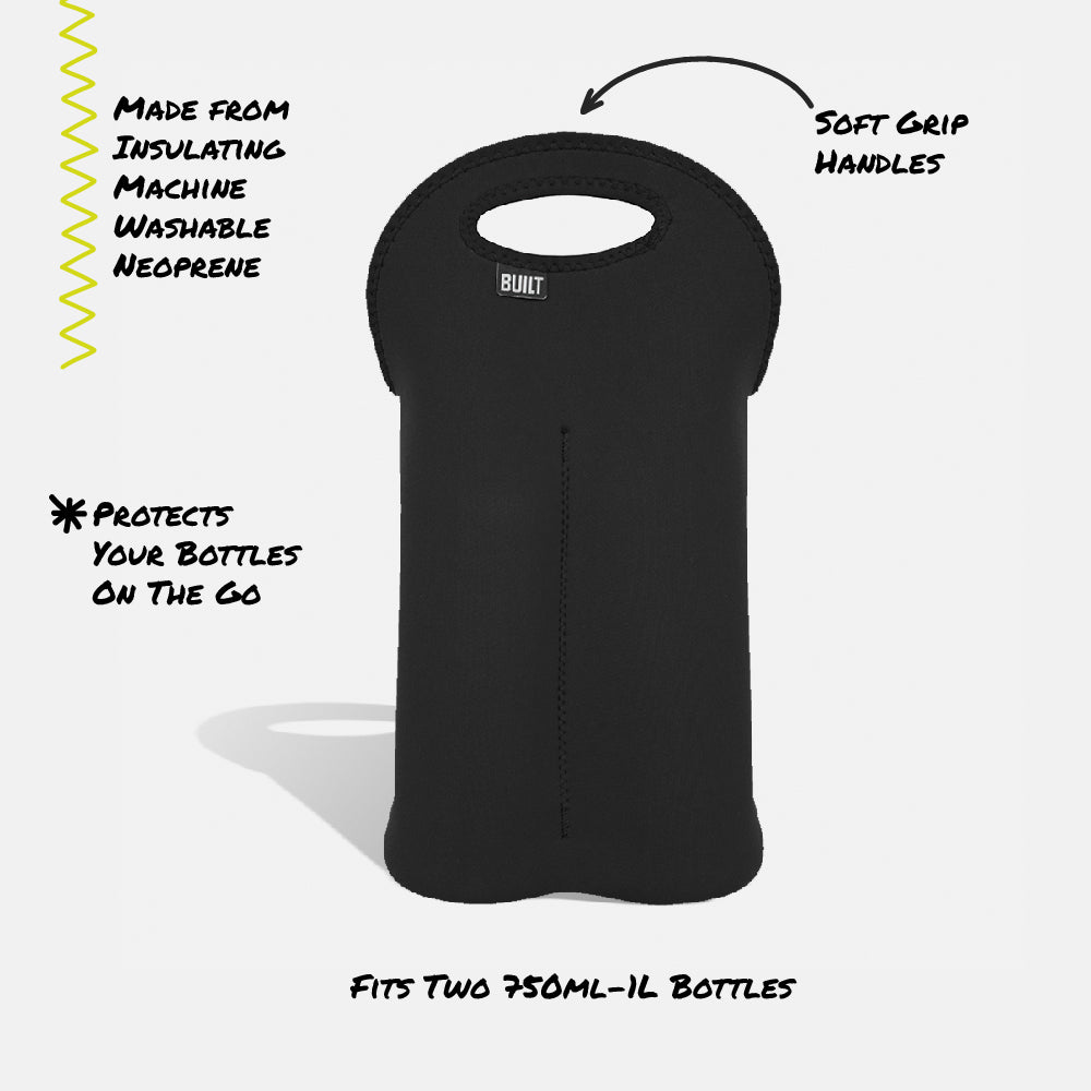 built-two-bottle-wine-tote-neoprene-insulated-carrier image 3