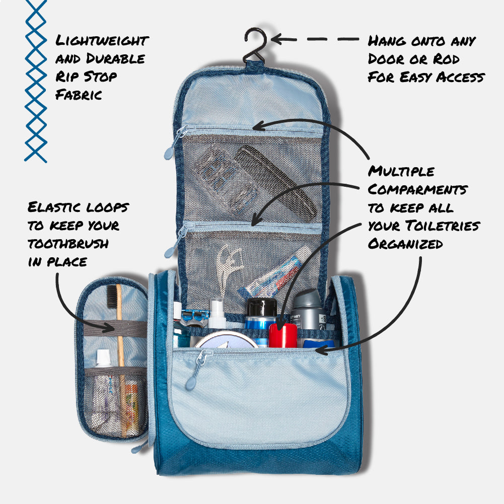 built-toiletry-hanging-kit-compact-travel-organizer-with-clear-tpu-pockets-and-h image 4