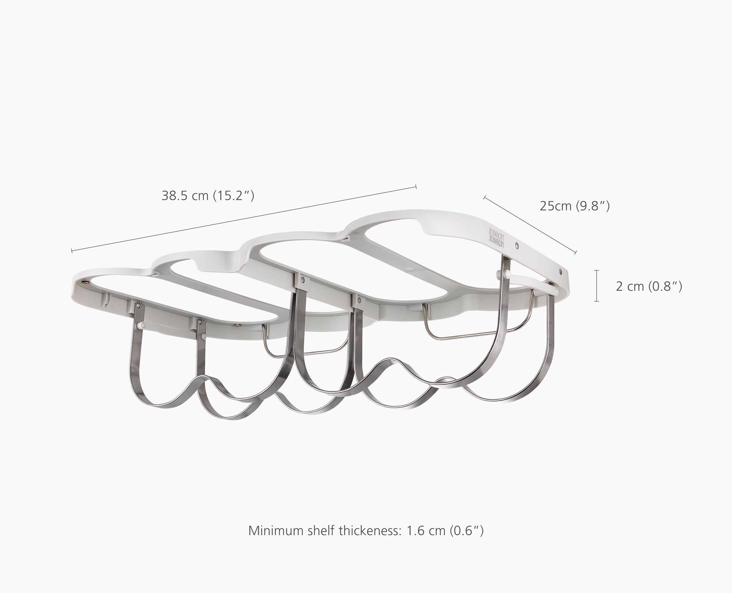 joseph-joseph-cradle-under-shelf-folding-wine-bottle-rack-space-saving-stainless image 7