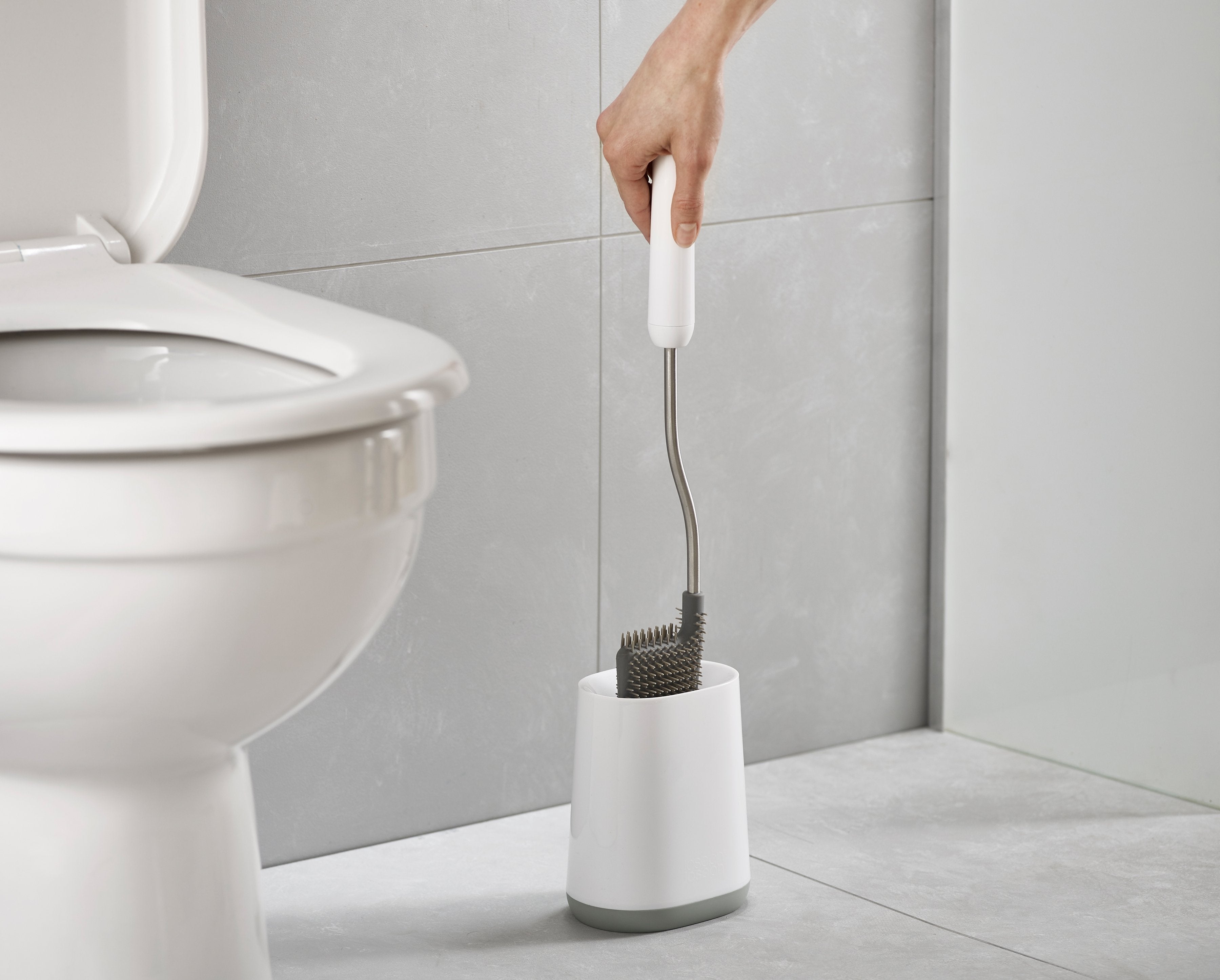 joseph-joseph-flex-lite-pack-of-2-toilet-brushes-with-slimline-holder image 2