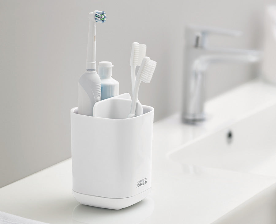 joseph-joseph-easystore-white-toothbrush-holder image 2