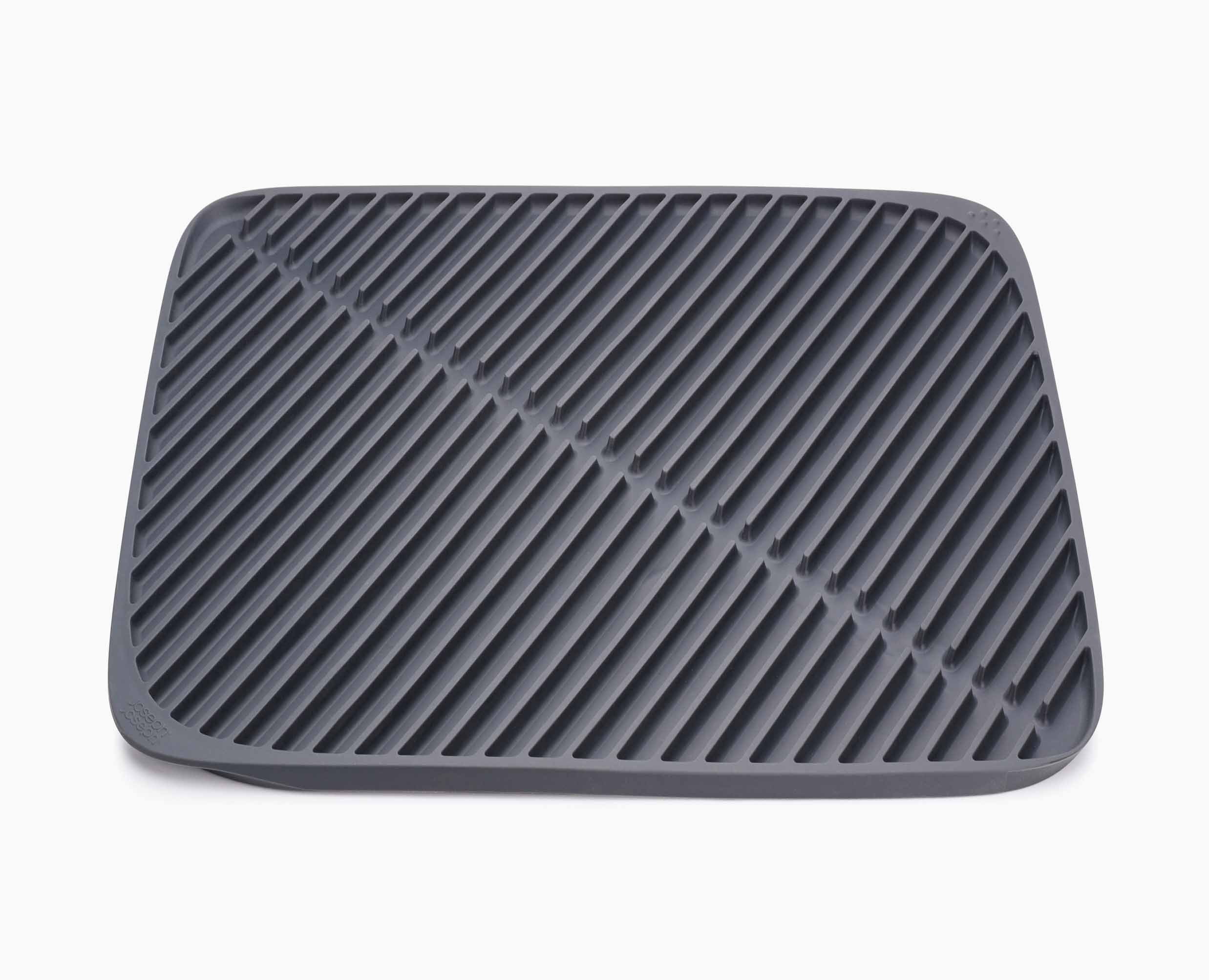 joseph-joseph-flume-grey-dish-draining-mat-foldable-scratch-proof image 3