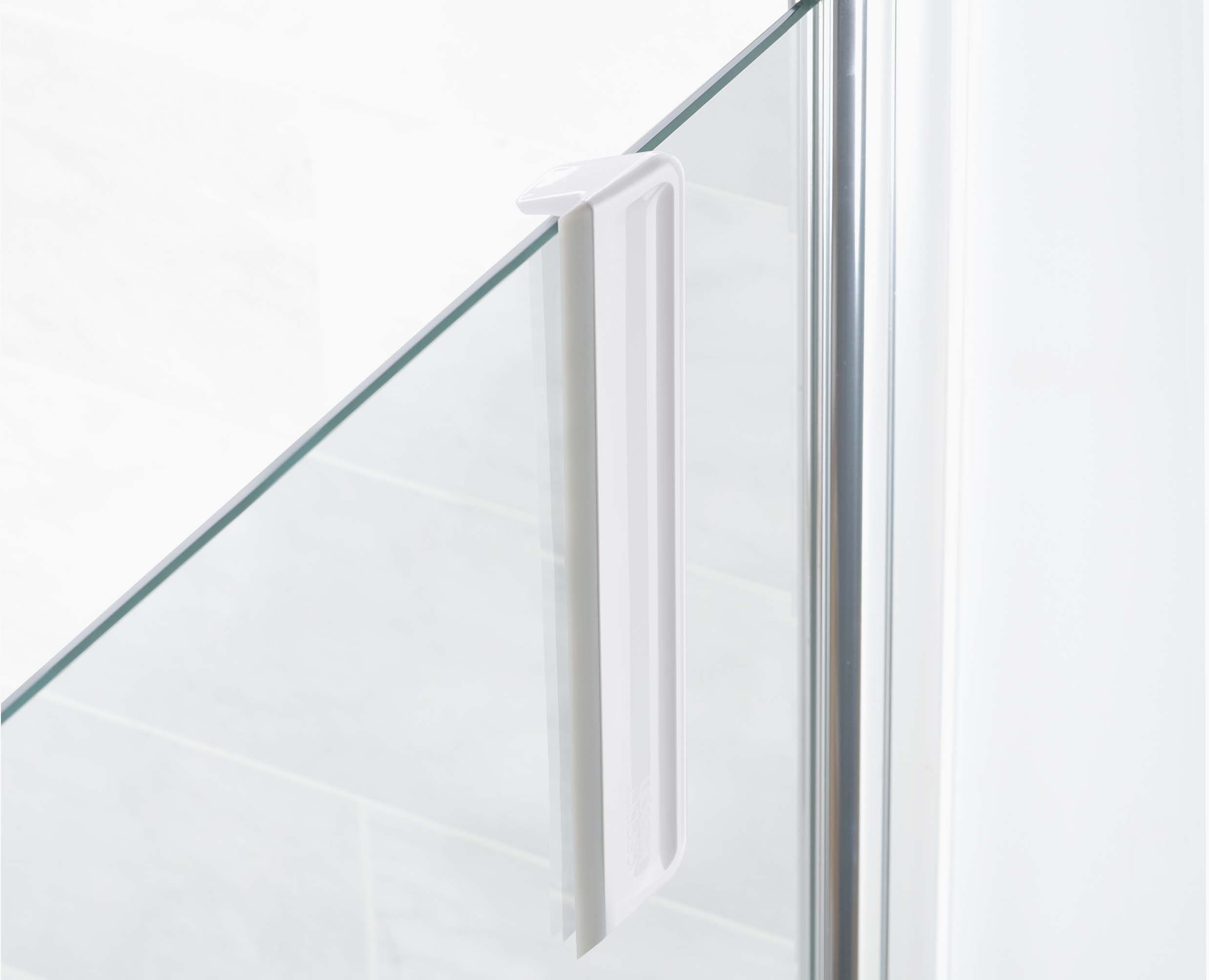 joseph-joseph-easystore-light-grey-shower-squeegee-flexible-silicone-blade image 5