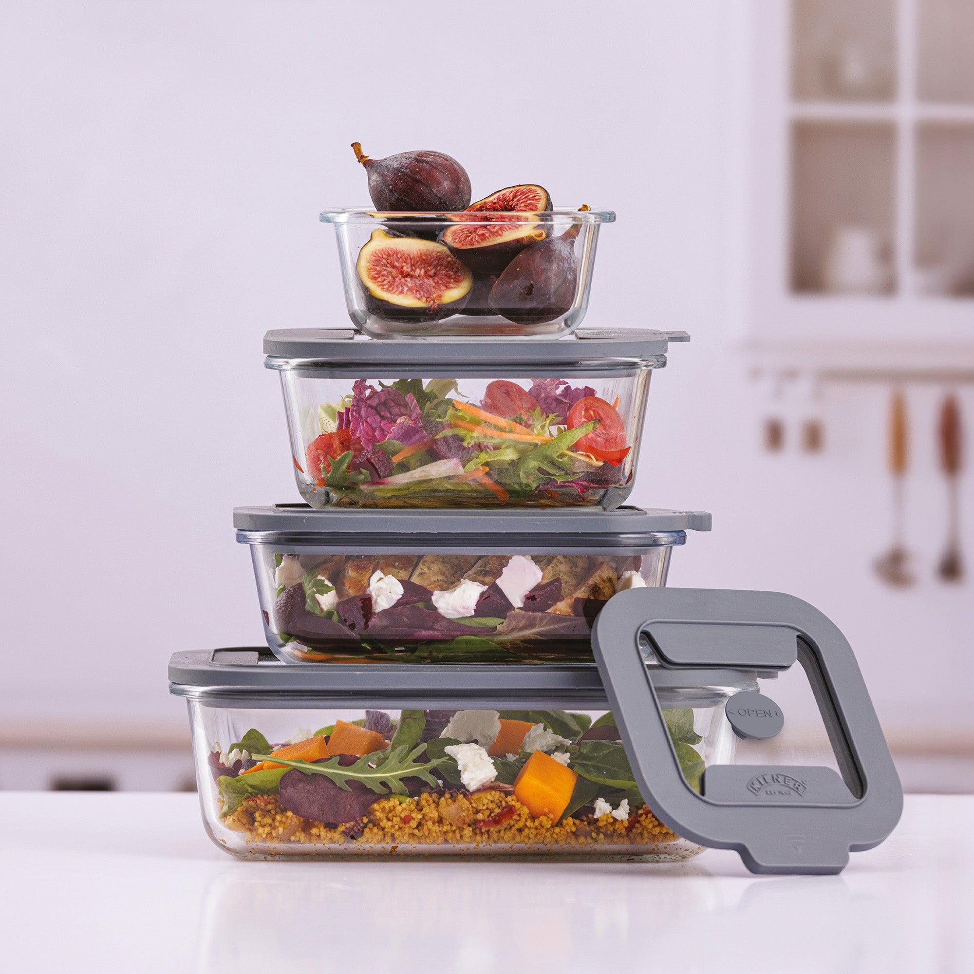 kilner-fresh-storage-set-of-4-10-5oz-21-3oz-27oz-50-7oz-airtight-glass-container image 1