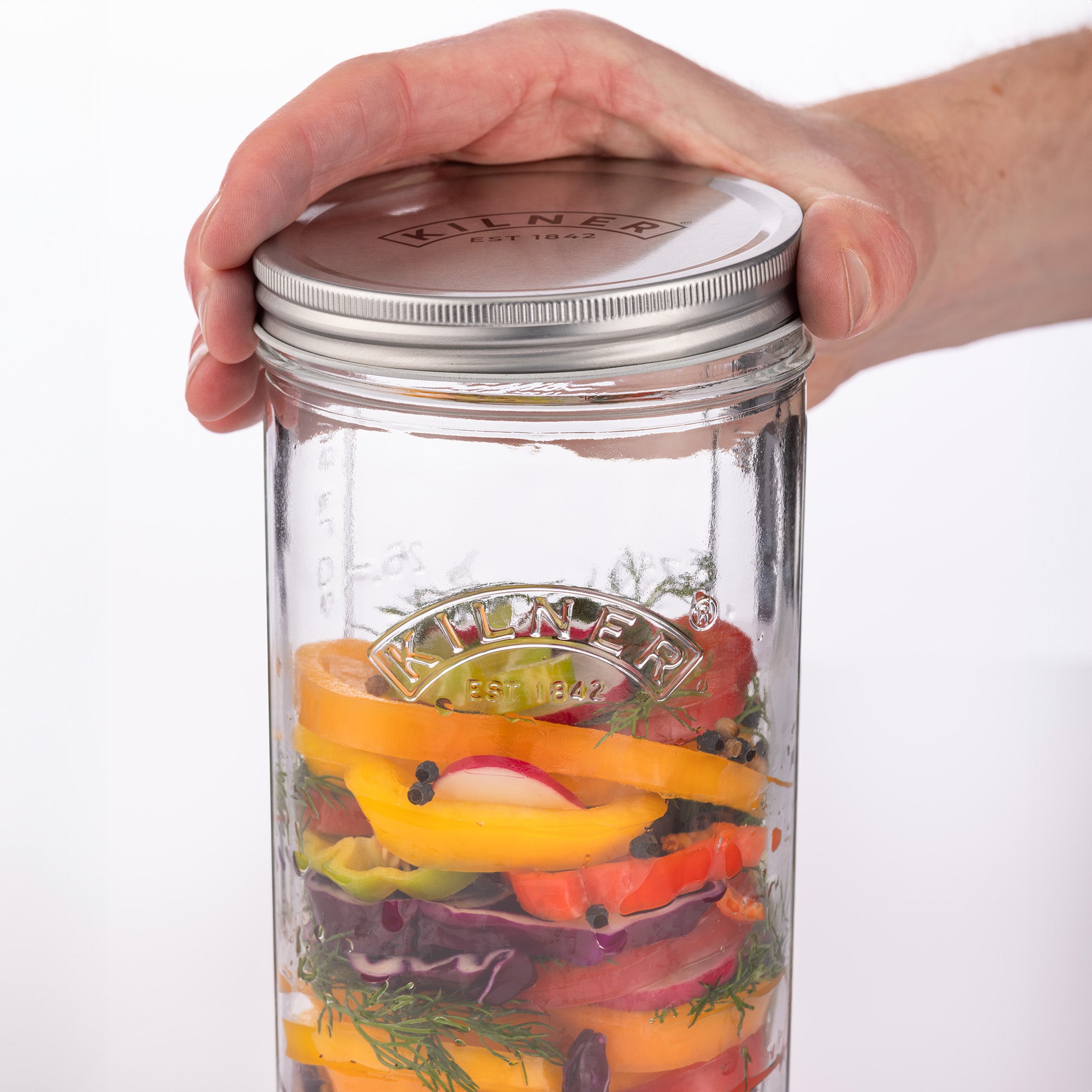 kilner-fermentation-set-34oz-1-liter-jar-with-airlock-lid image 6
