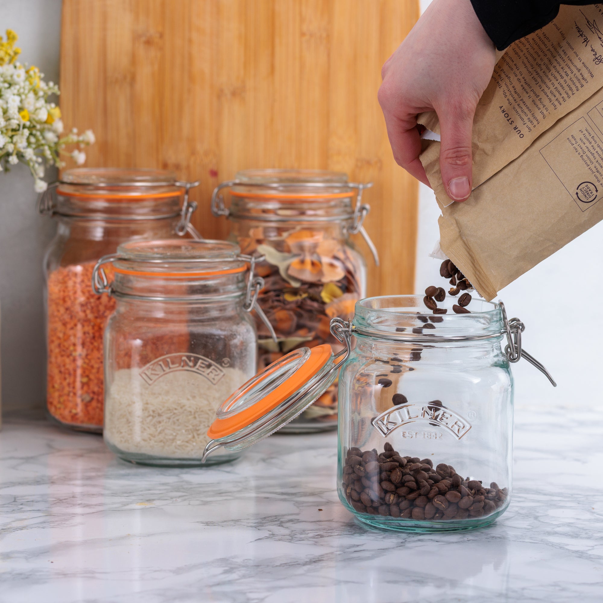 kilner-square-clip-top-jars-set-of-4-2-x-34-oz-2-x-51-oz image 7