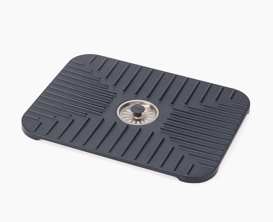 joseph-joseph-sinkshield-grey-sink-protector-non-slip-drainage-enhancing-sink-ma image 1