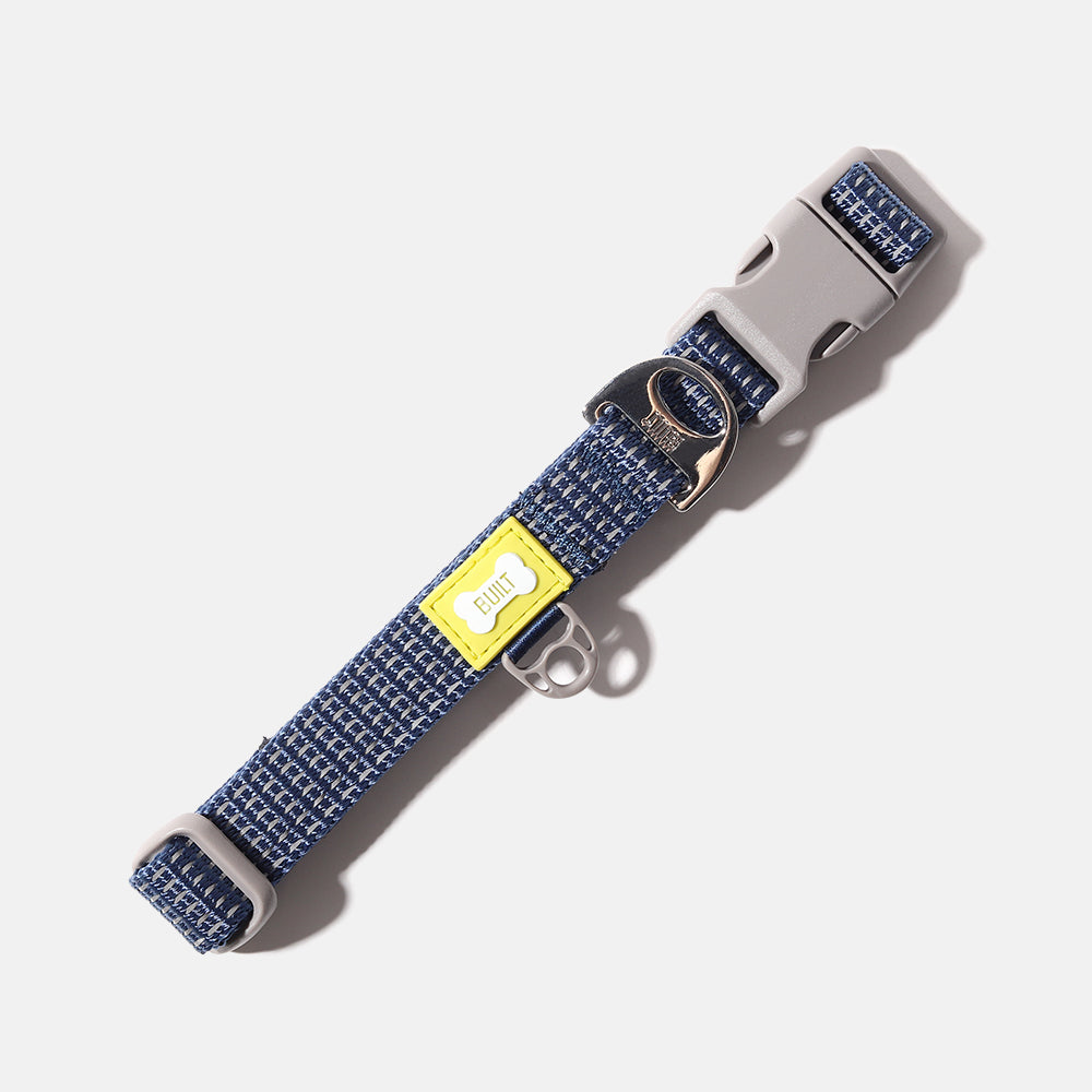 built-nightsafe-dog-collar-reflective-adjustable-with-metal-d-ring image 6