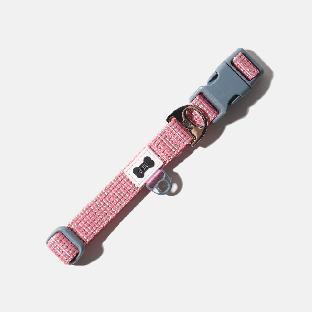 built-nightsafe-dog-collar-reflective-adjustable-with-metal-d-ring image 3