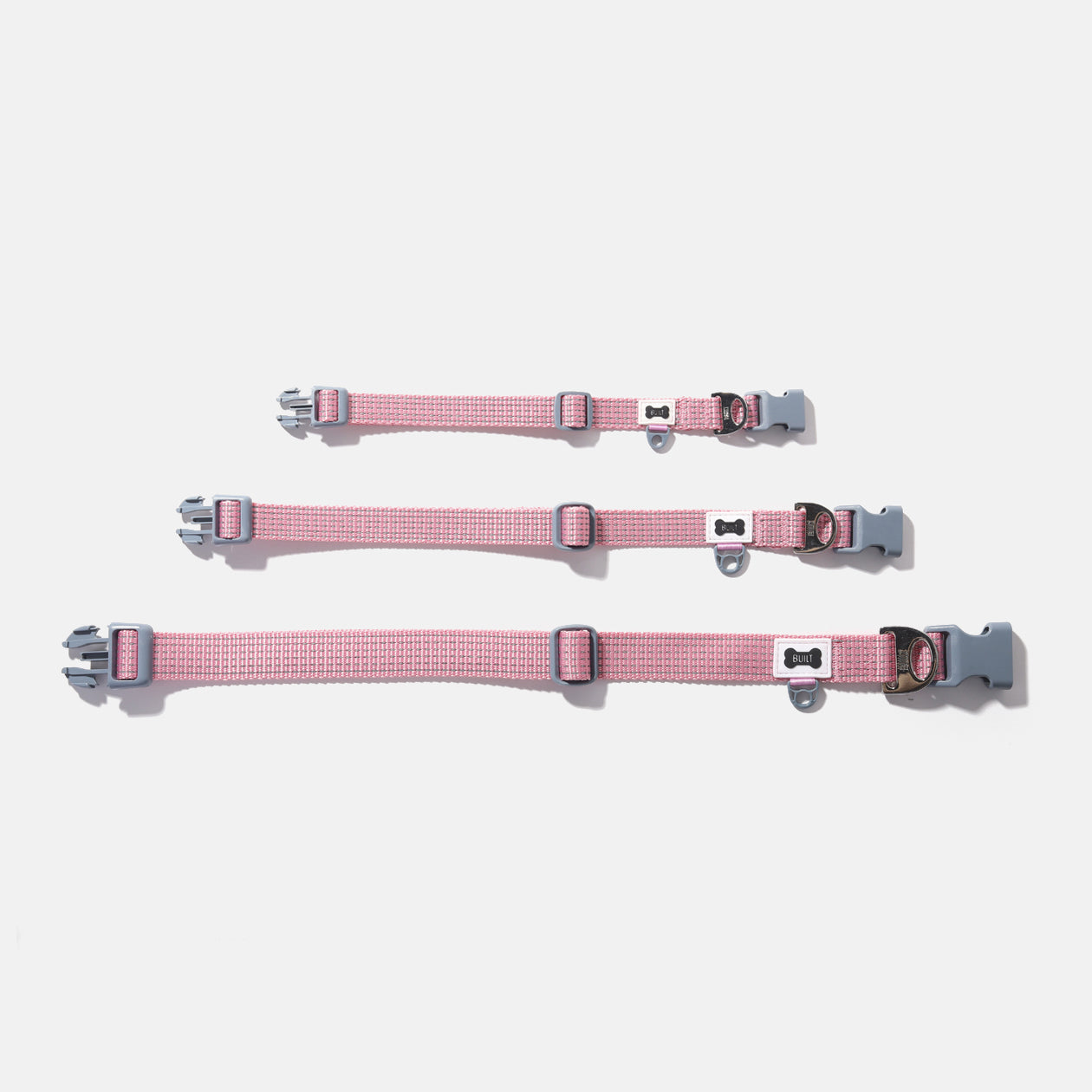 built-nightsafe-dog-collar-reflective-adjustable-with-metal-d-ring image 4