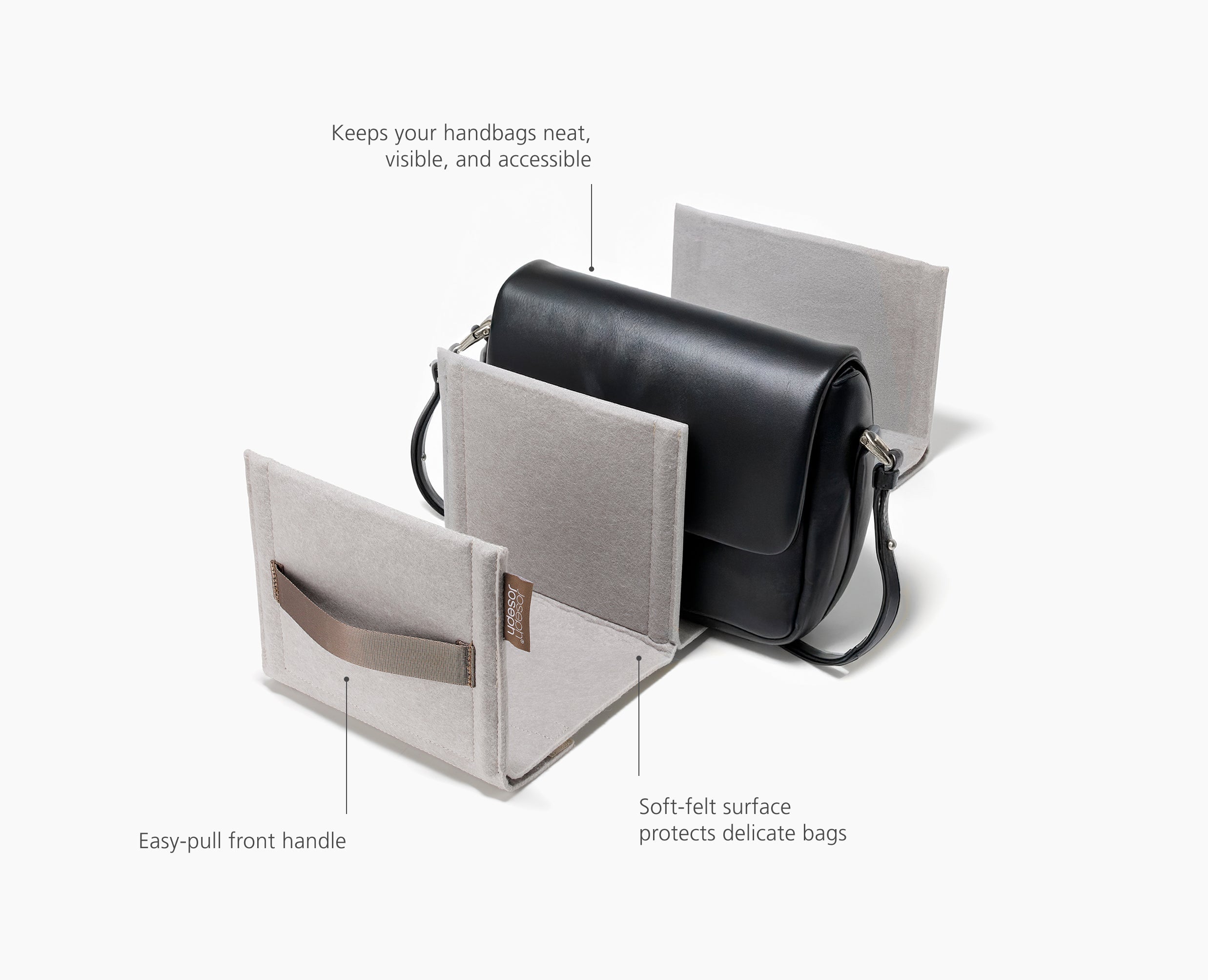 joseph-joseph-orderly-ecru-wardrobe-handbag-storage-organiser image 6