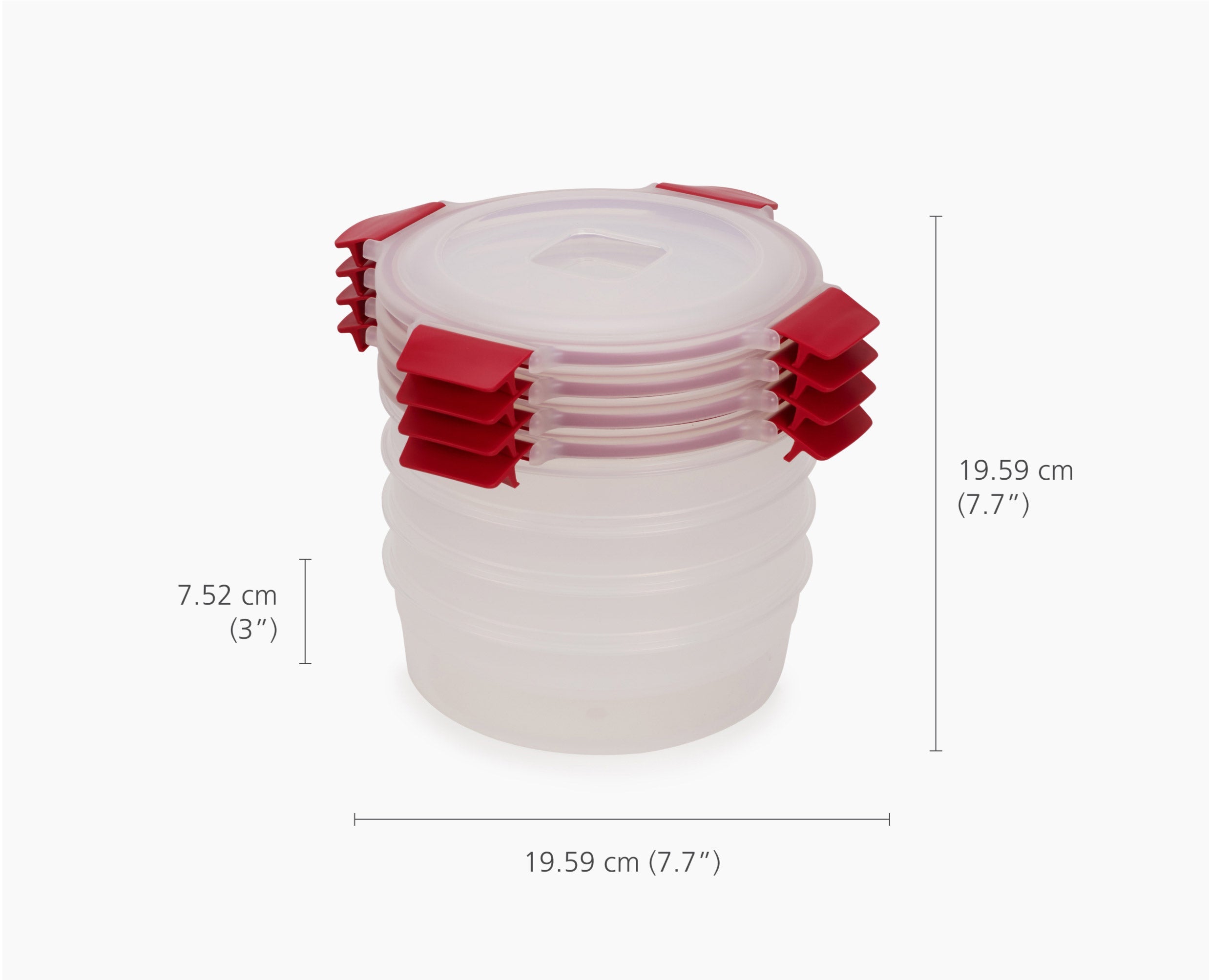 joseph-joseph-nest-lock-8-piece-red-container-set-airtight-nesting-food-storage- image 6
