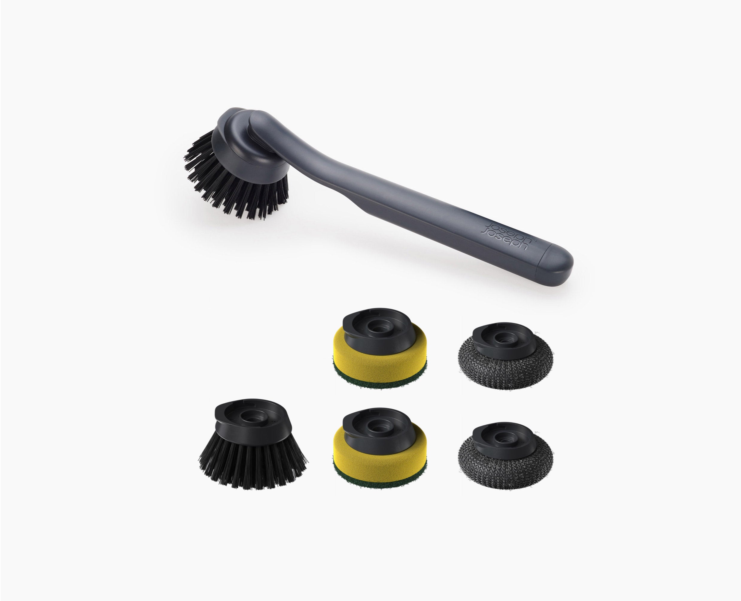 joseph-joseph-sinktech-washing-up-brush-set-with-replacement-head-extra-heads image 1