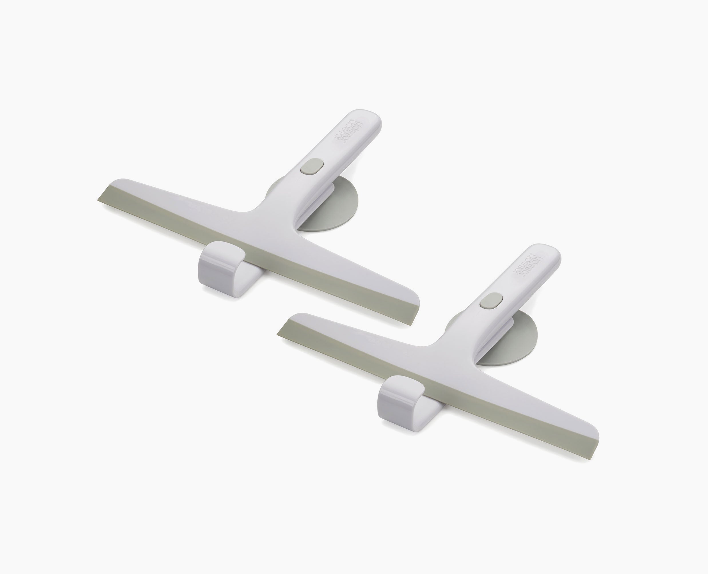 joseph-joseph-easystore-pack-of-2-light-grey-shower-squeegees-with-storage-hook image 3