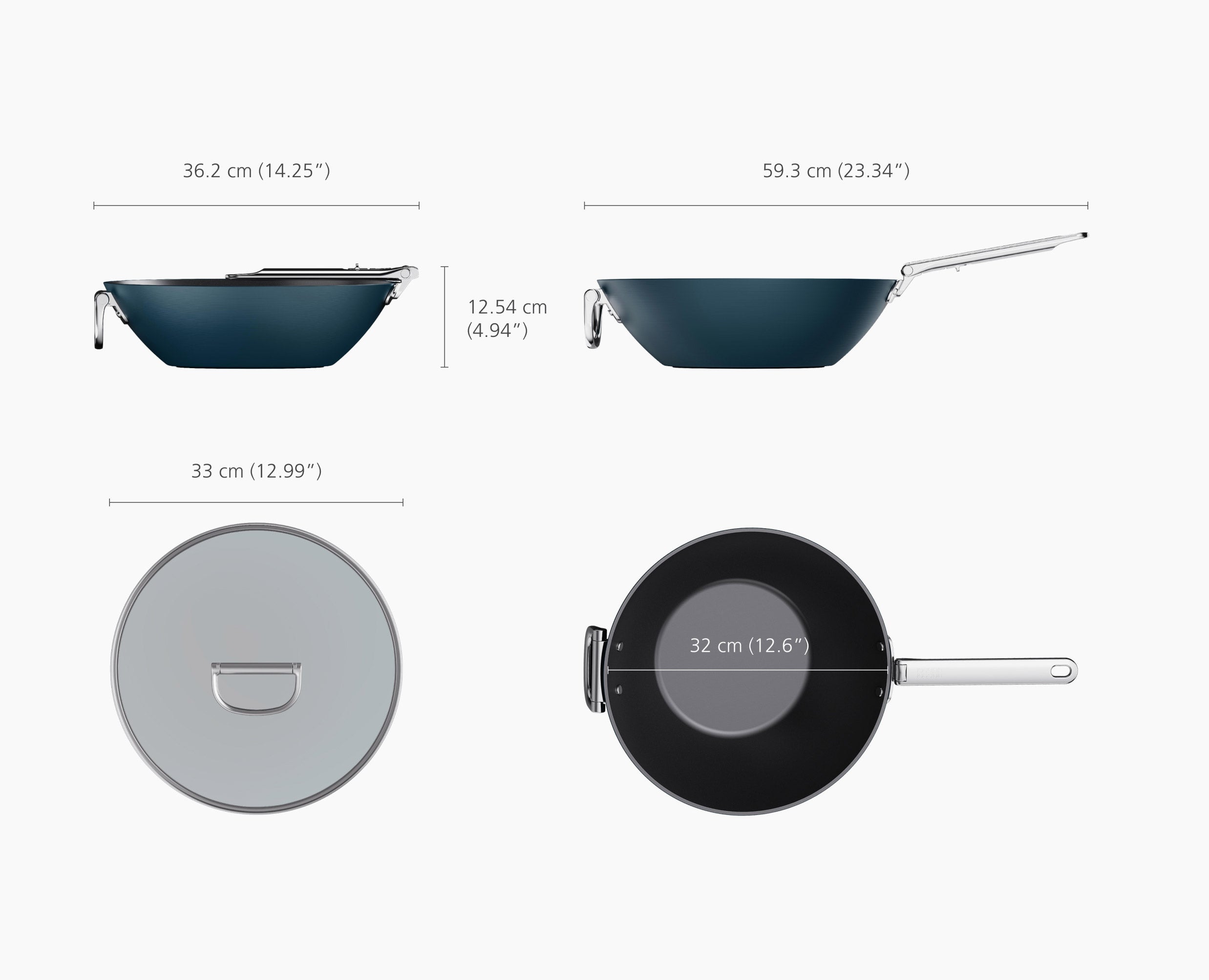 joseph-joseph-space-folding-handle-ceramic-non-stick-32cm-blue-wok-lid image 6