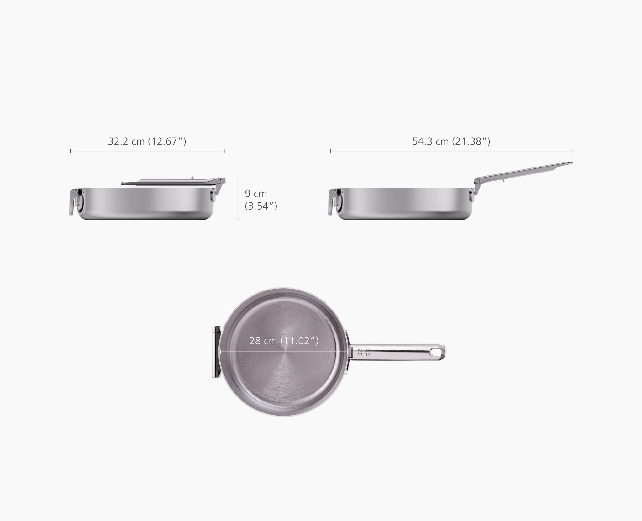 joseph-joseph-space-steel-folding-handle-28cm-saute-pan-lid image 7