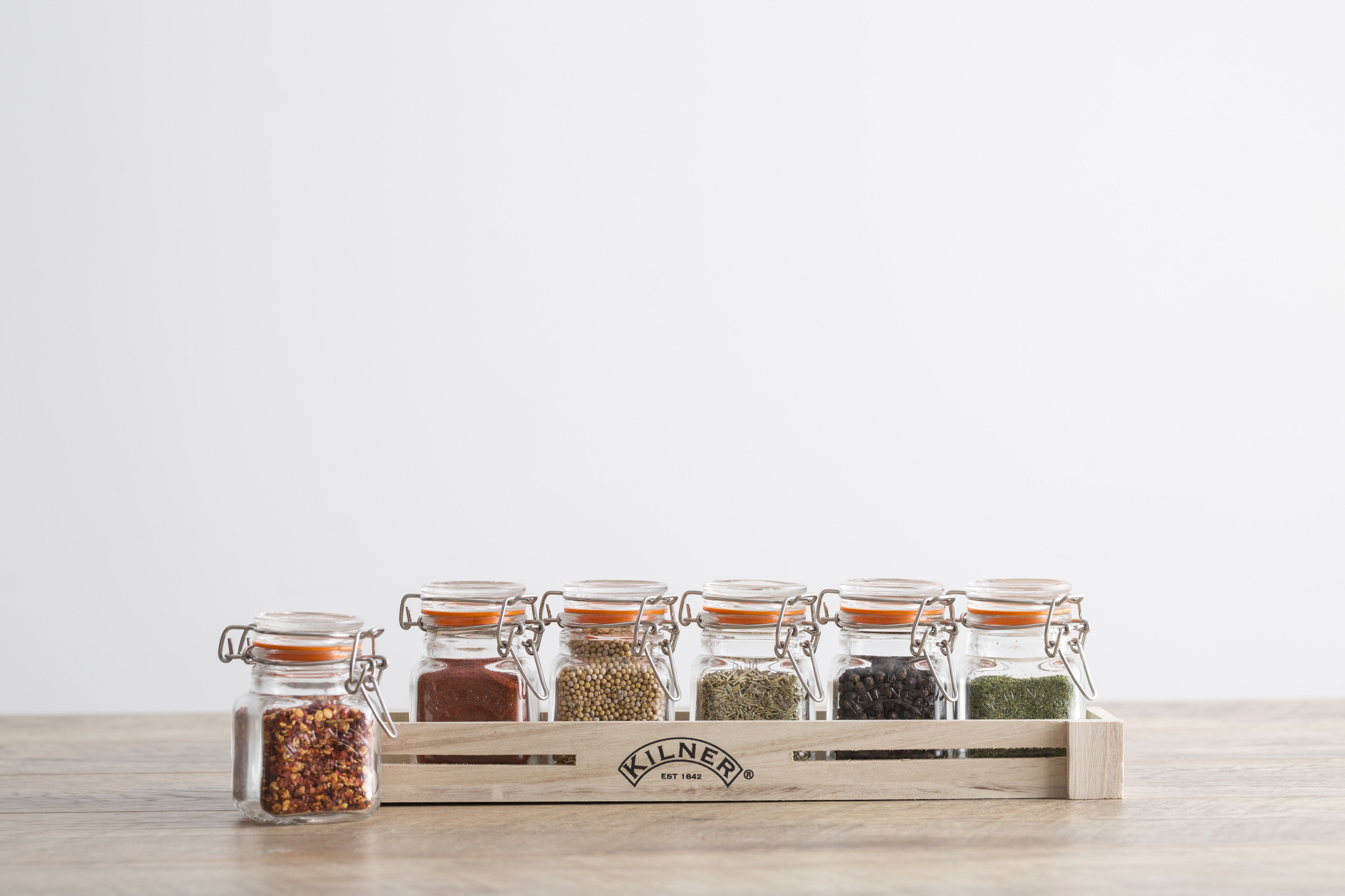 kilner-clip-top-square-spice-jars-set-of-12-2-4oz-each-for-spice-organization image 4