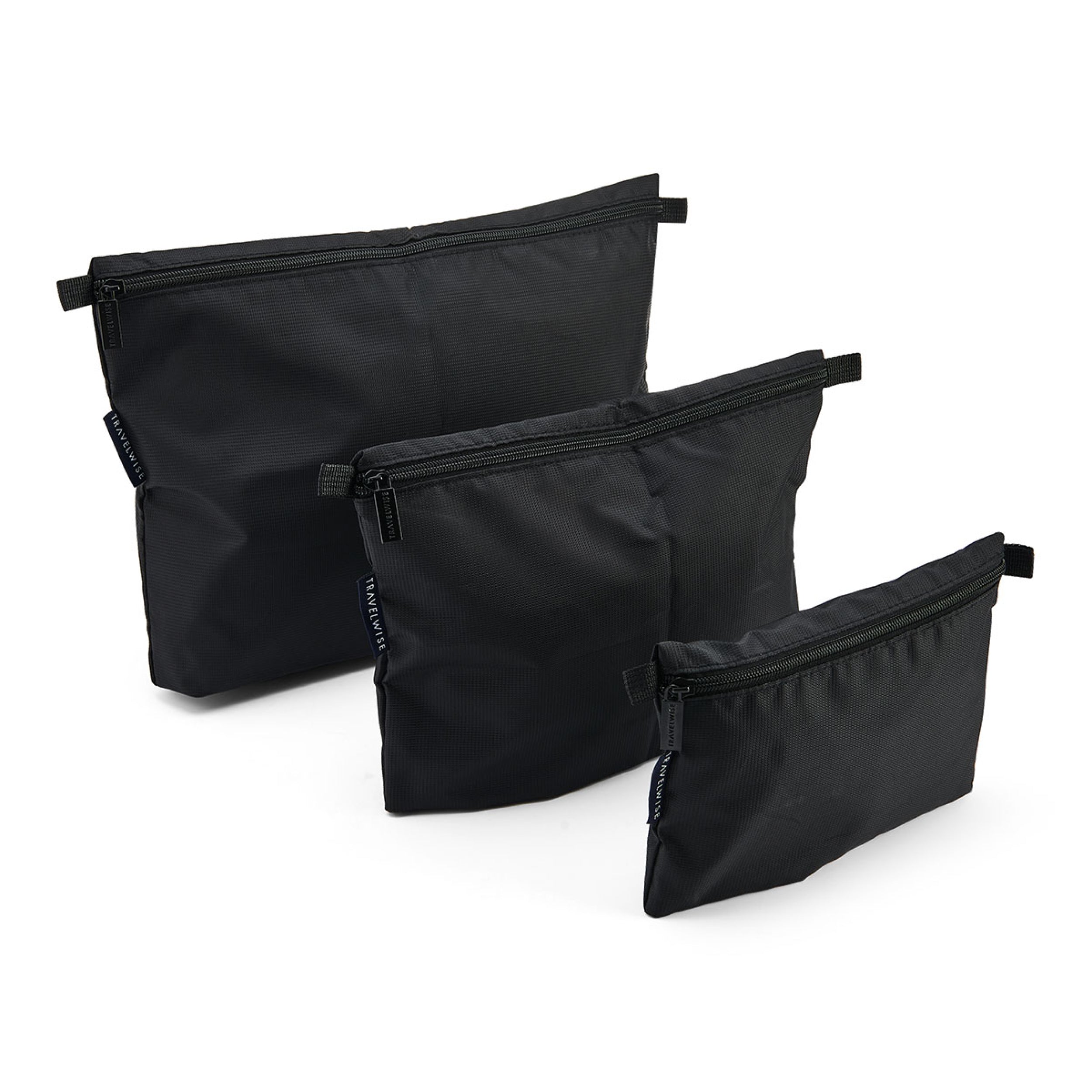 built-travelwise-3-piece-pouch-set-small-medium-large-durable-polyester-travel-o image 5