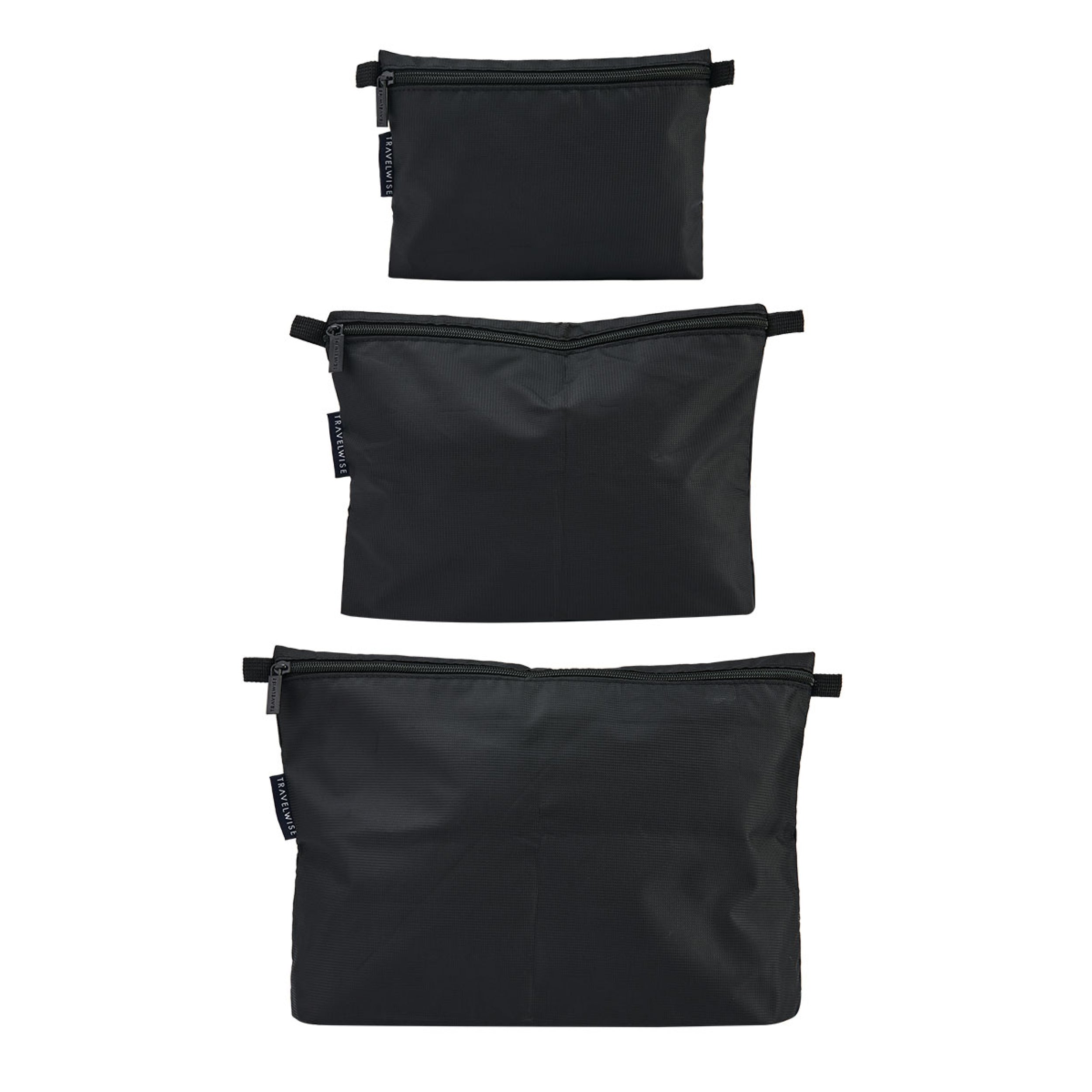 built-travelwise-3-piece-pouch-set-small-medium-large-durable-polyester-travel-o image 6